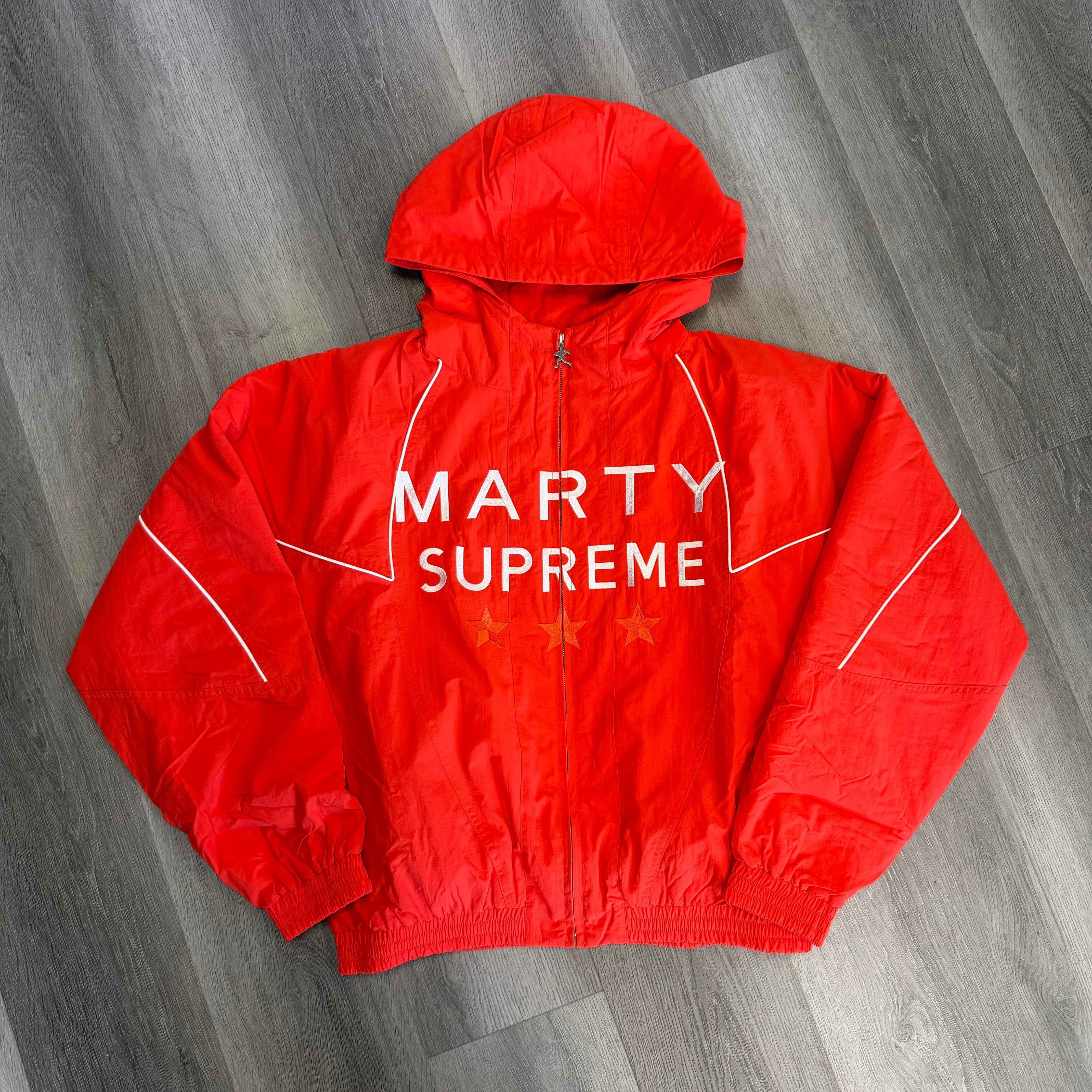 NAHMIAS x Marty Supreme A24 Classic Warm Up Jacket Red