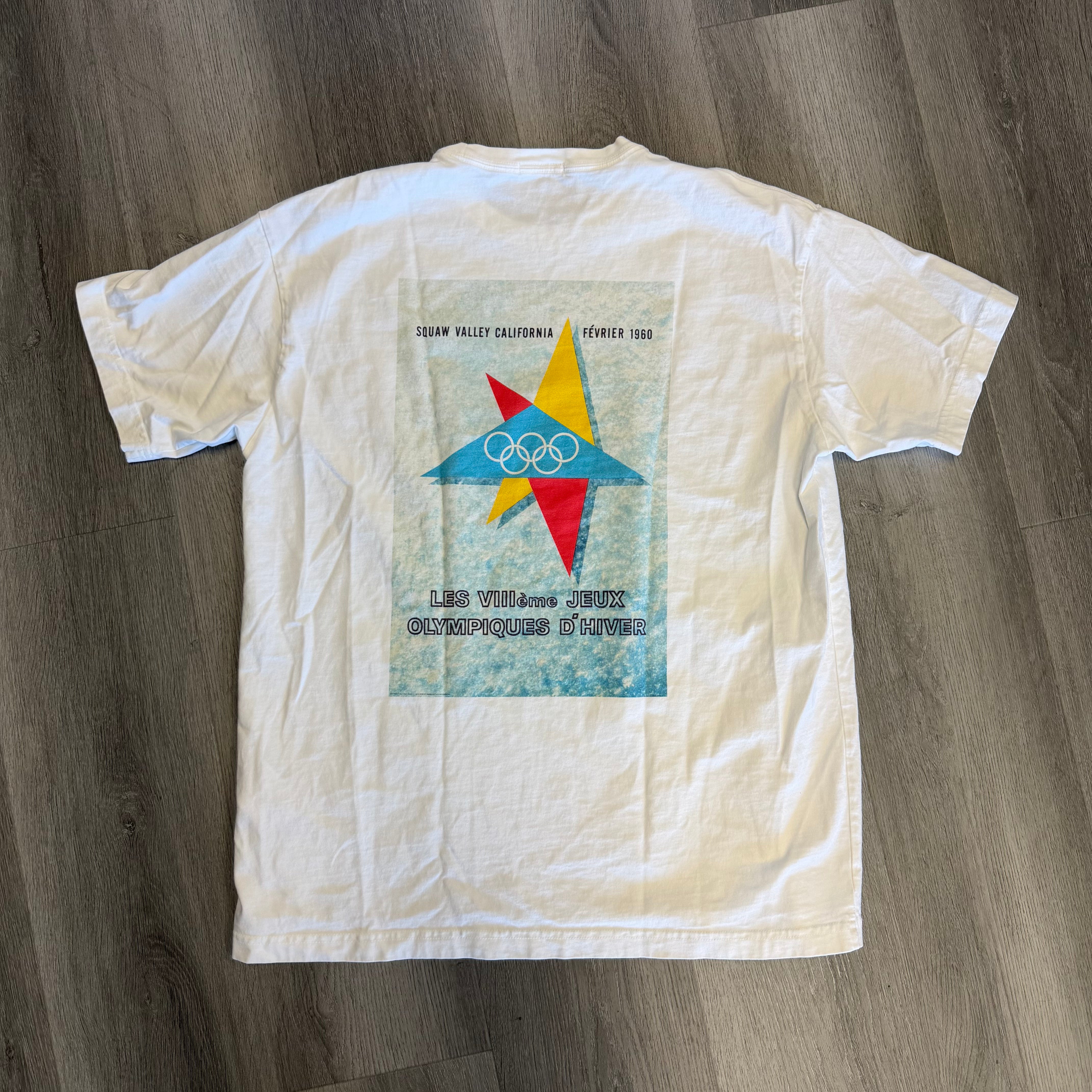 Kith Olympics Heritage Squaw Valley 1960 Vintage Tee White