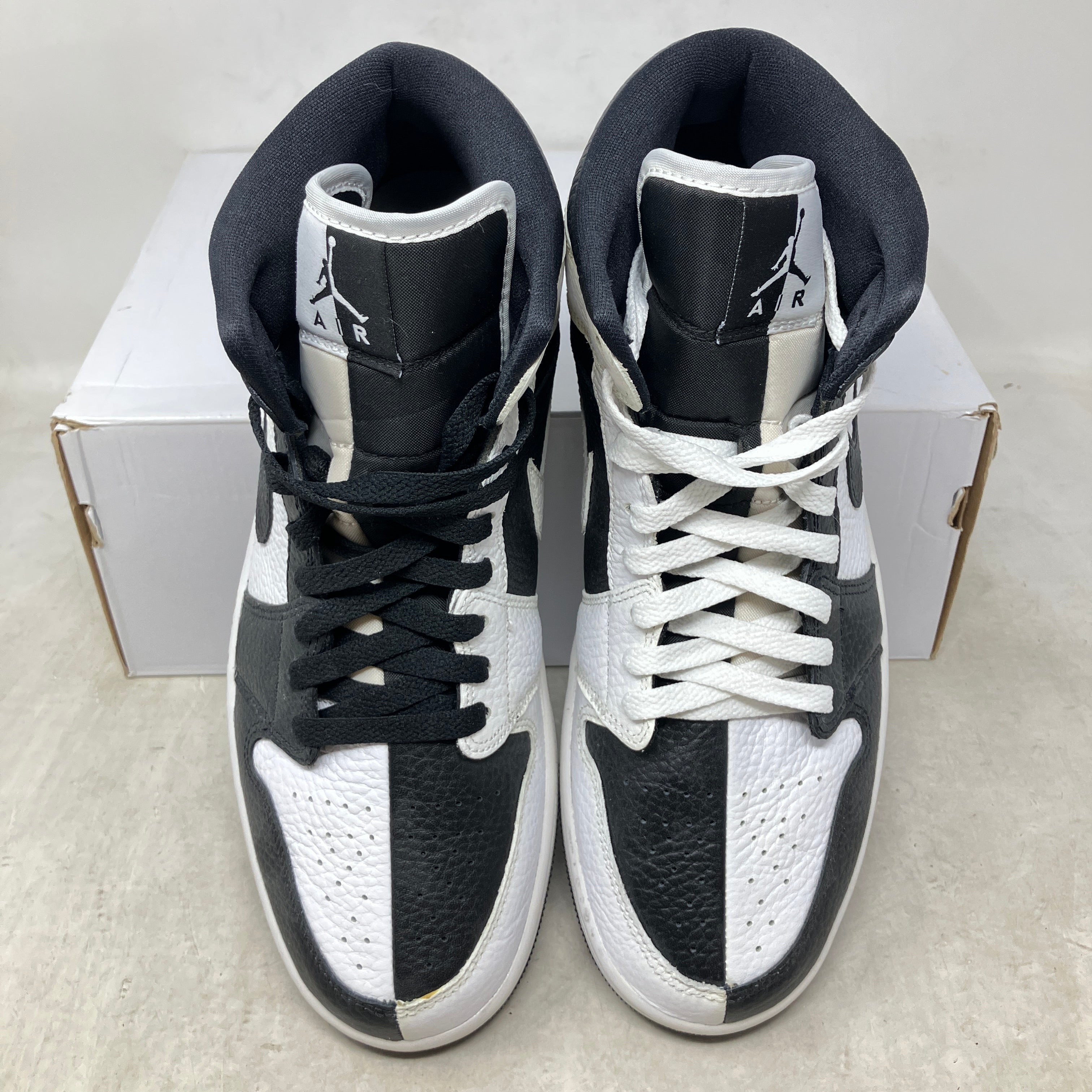 Jordan 1 Mid Split Black White (Women's)