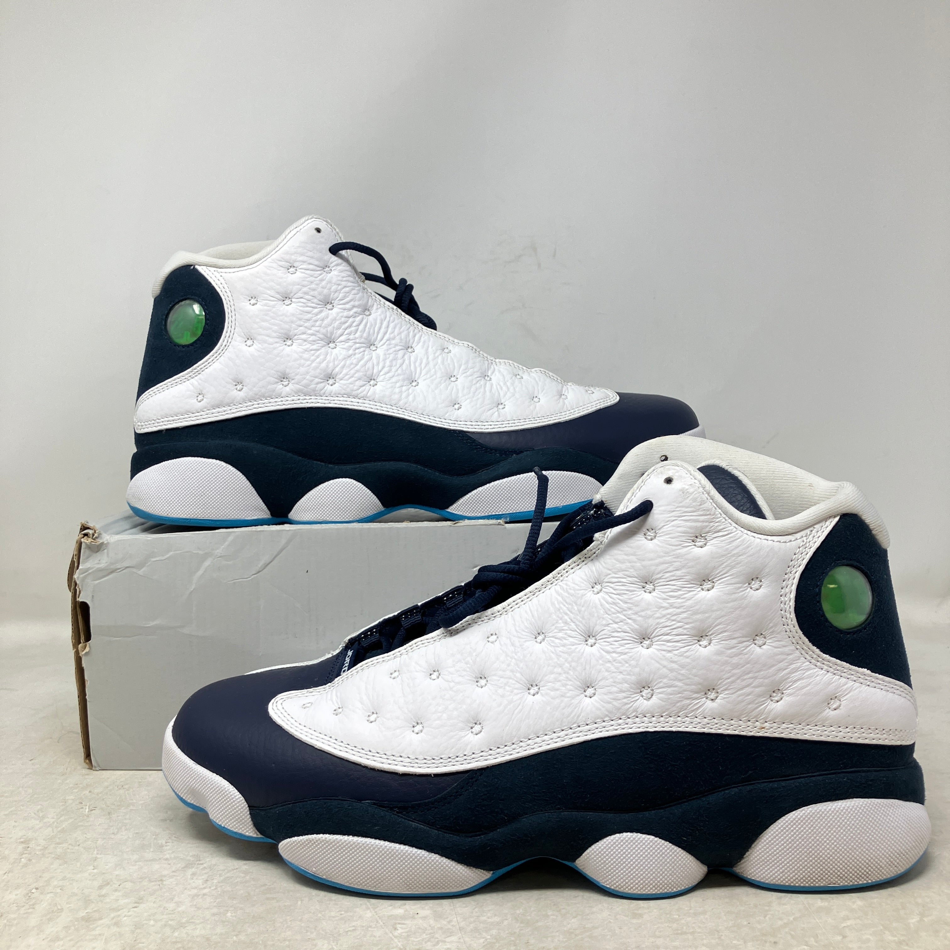 Jordan 13 Retro Obsidian Powder Blue White