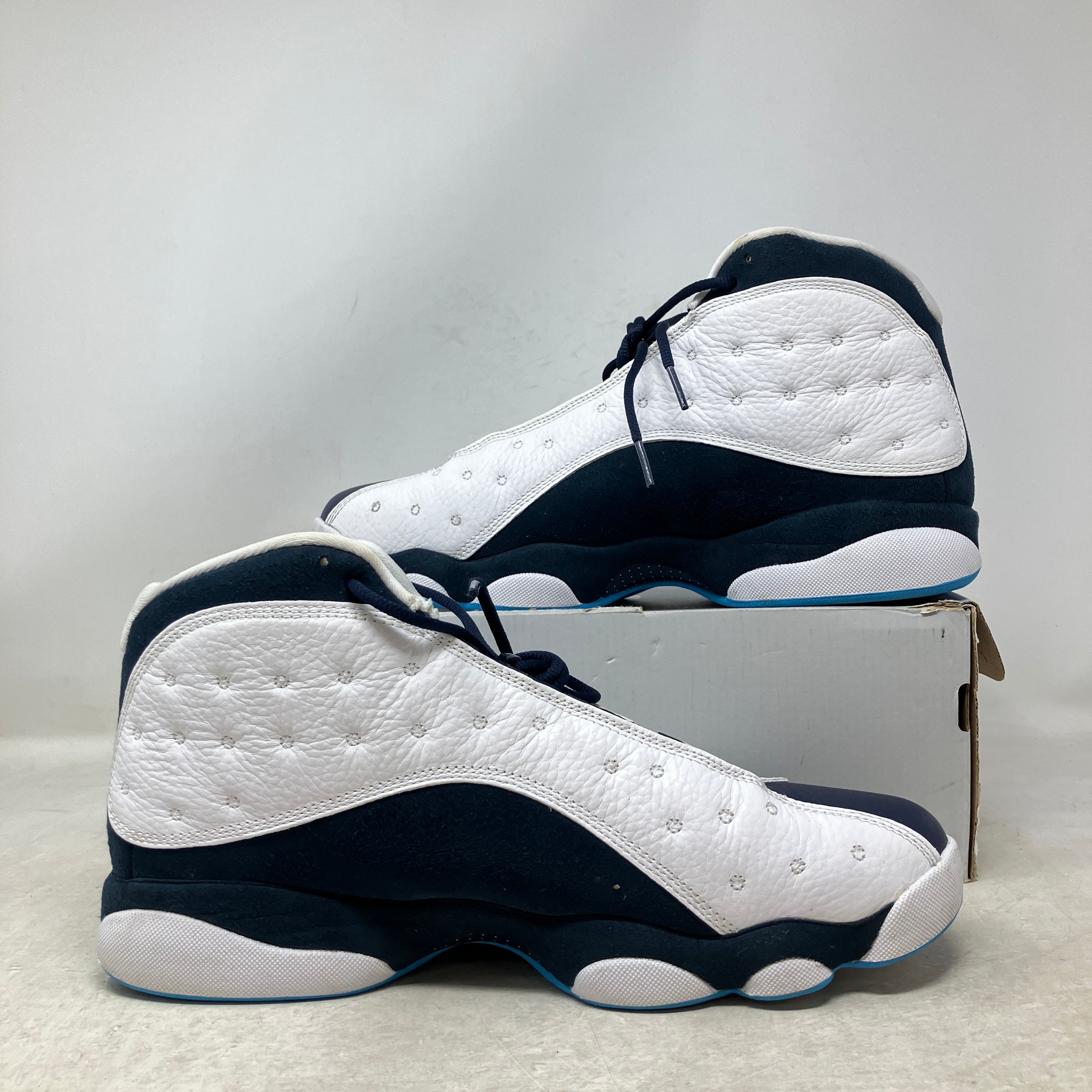 Jordan 13 Retro Obsidian Powder Blue White