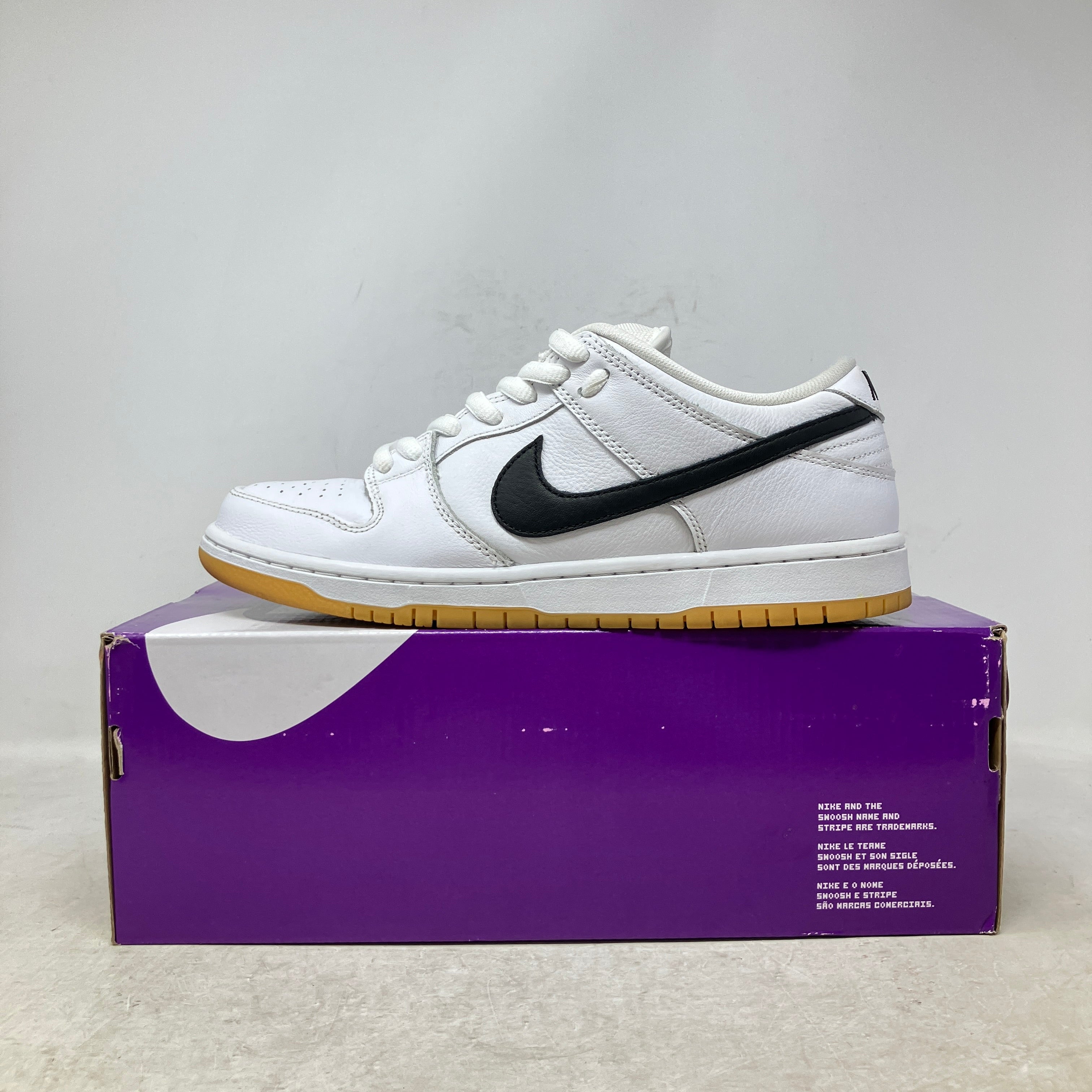 Nike SB Dunk Low Pro White Gum