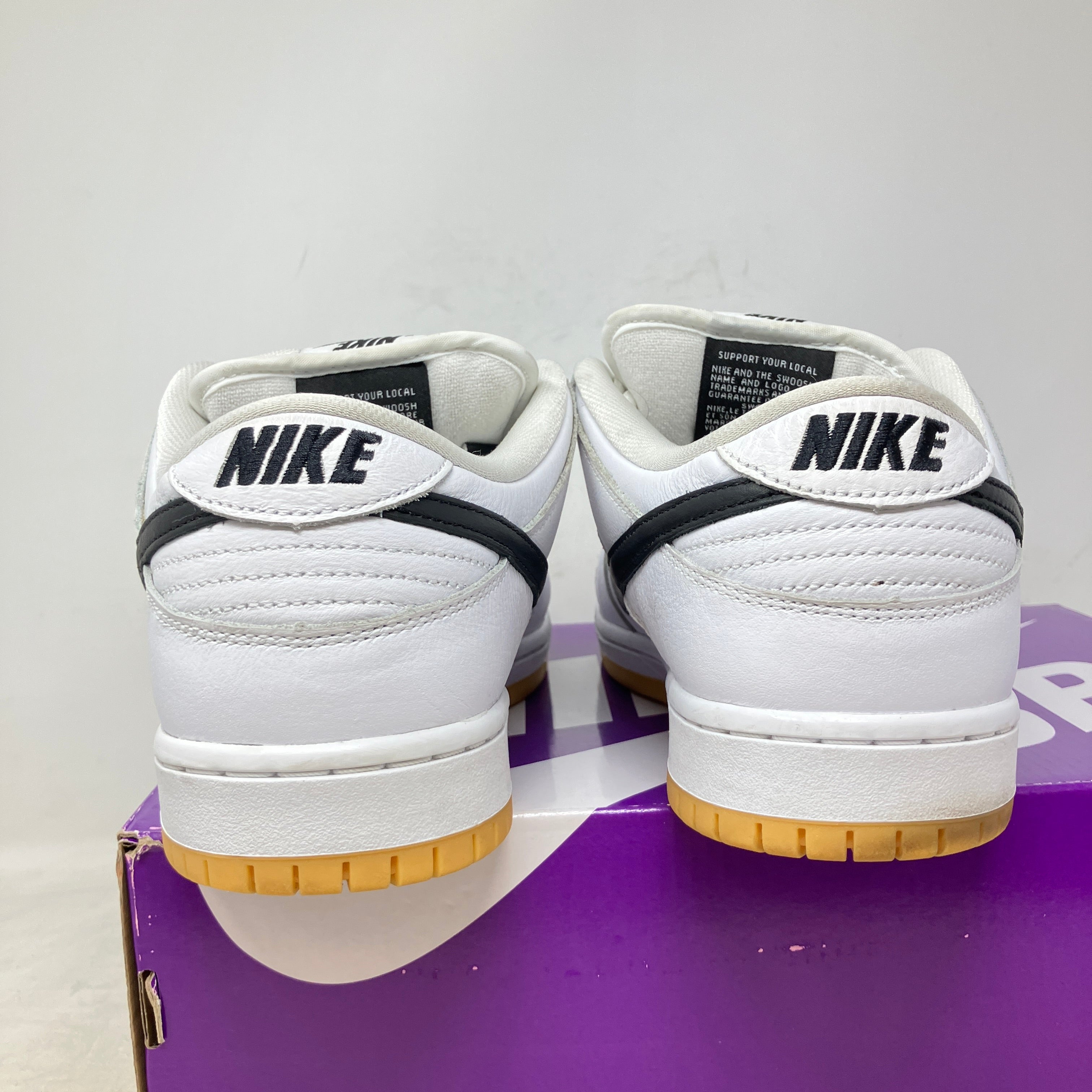 Nike SB Dunk Low Pro White Gum