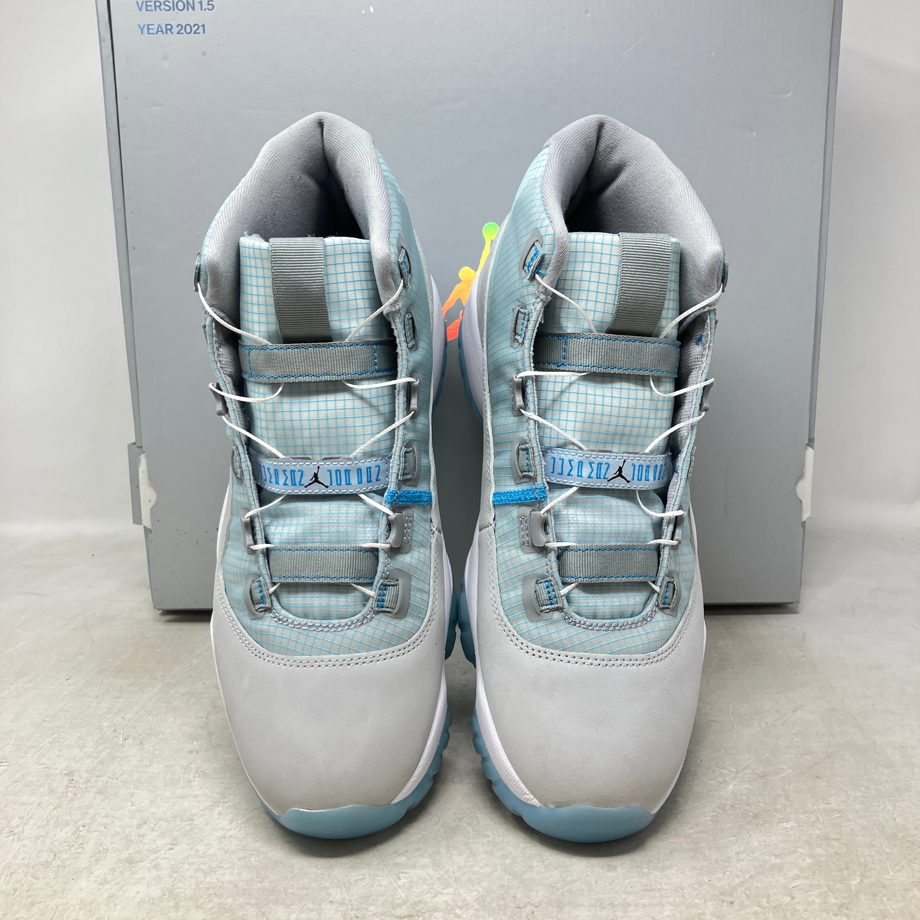 Jordan 11 Retro Adapt Dark Powder Blue