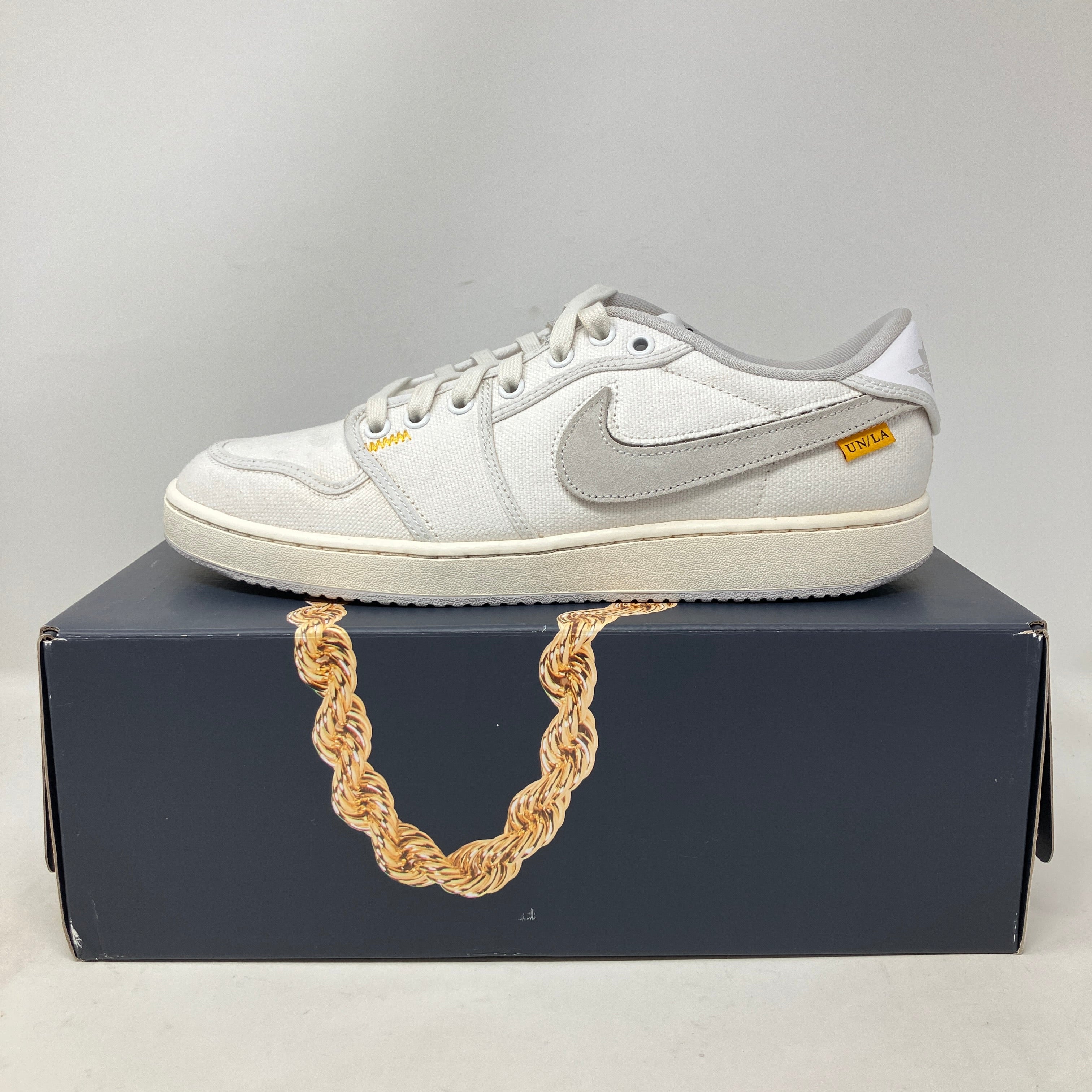 Jordan 1 Retro AJKO Low SP Union White Canvas