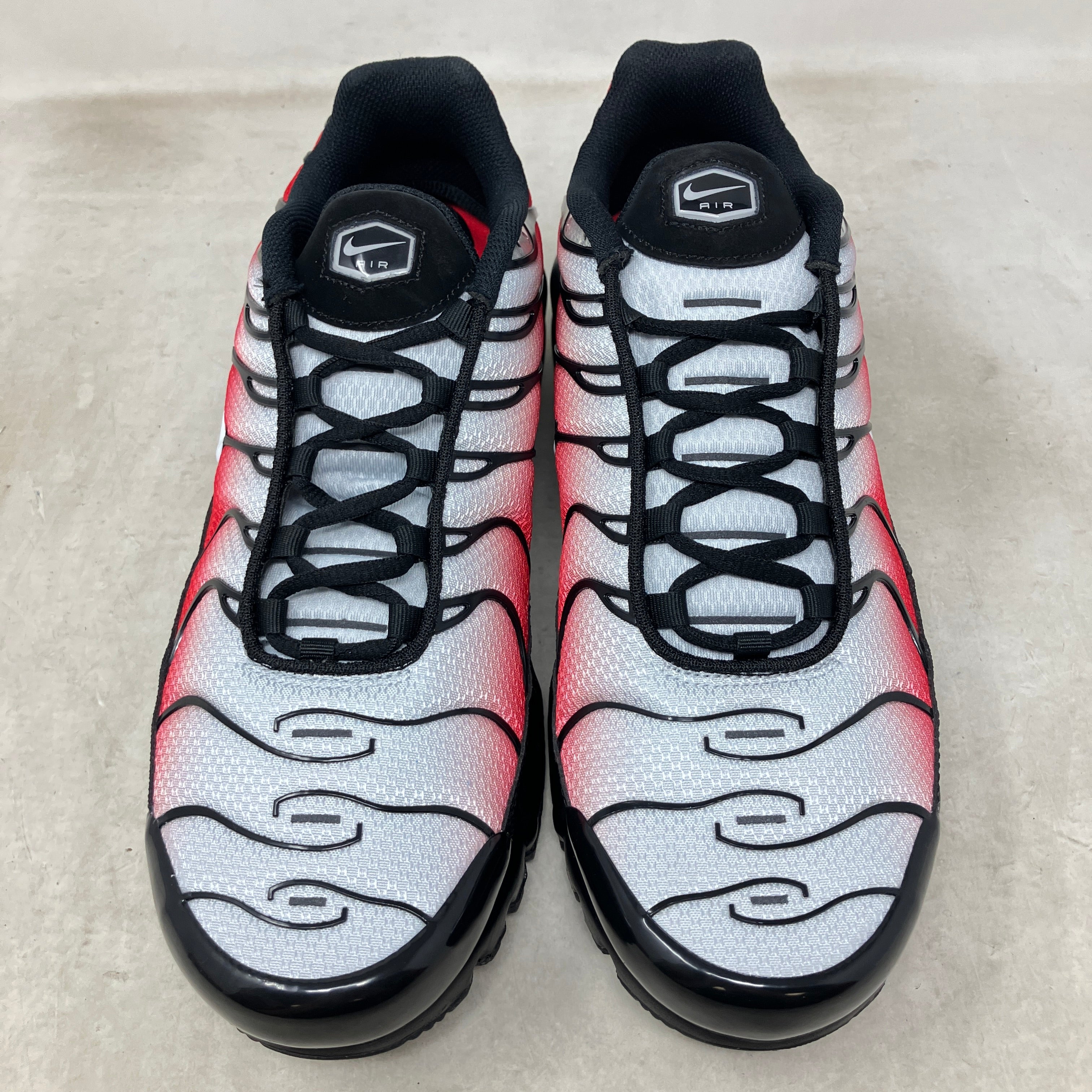 Nike Air Max Plus Pure Platinum University Red Black White