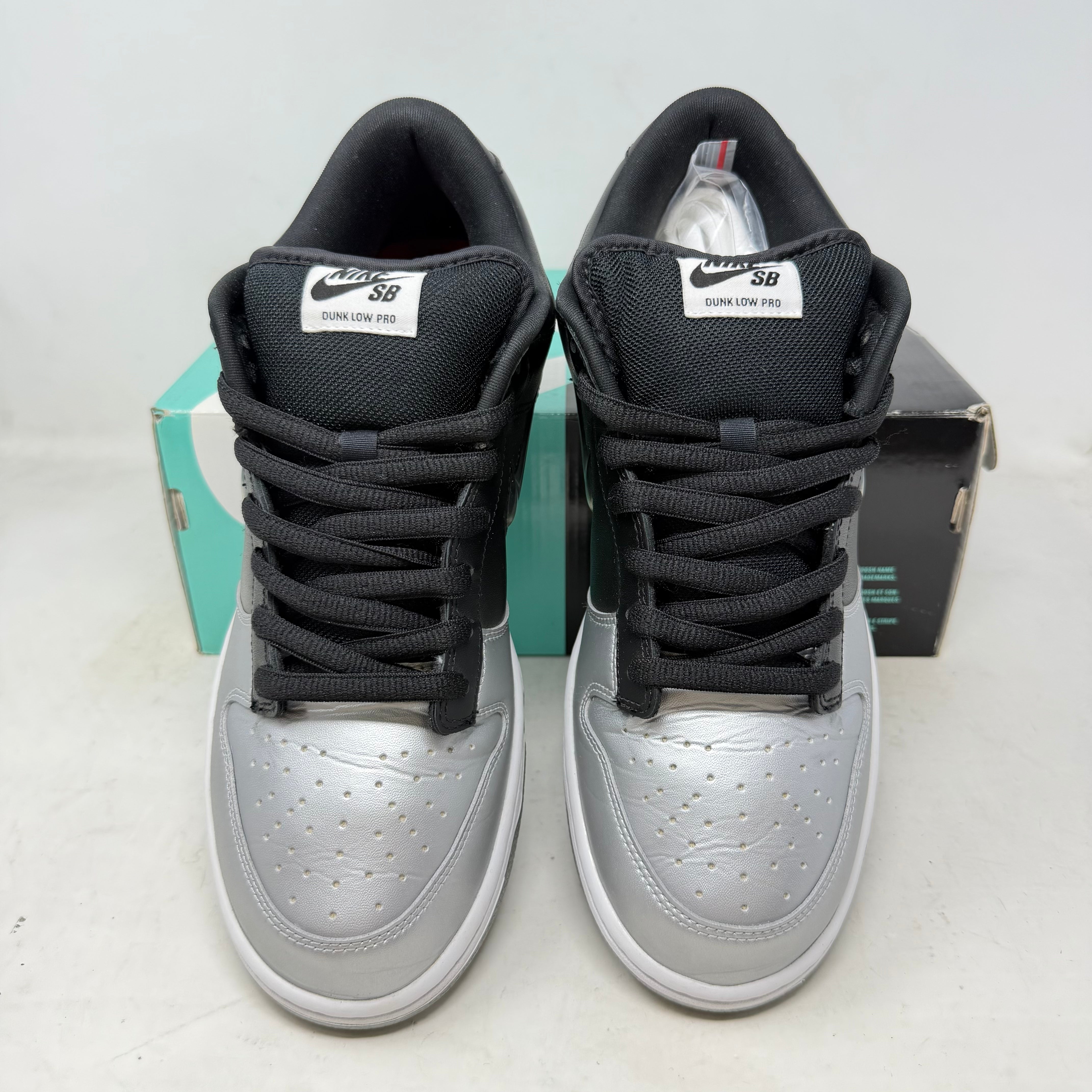 Nike SB Dunk Low Supreme Jewel Swoosh Silver