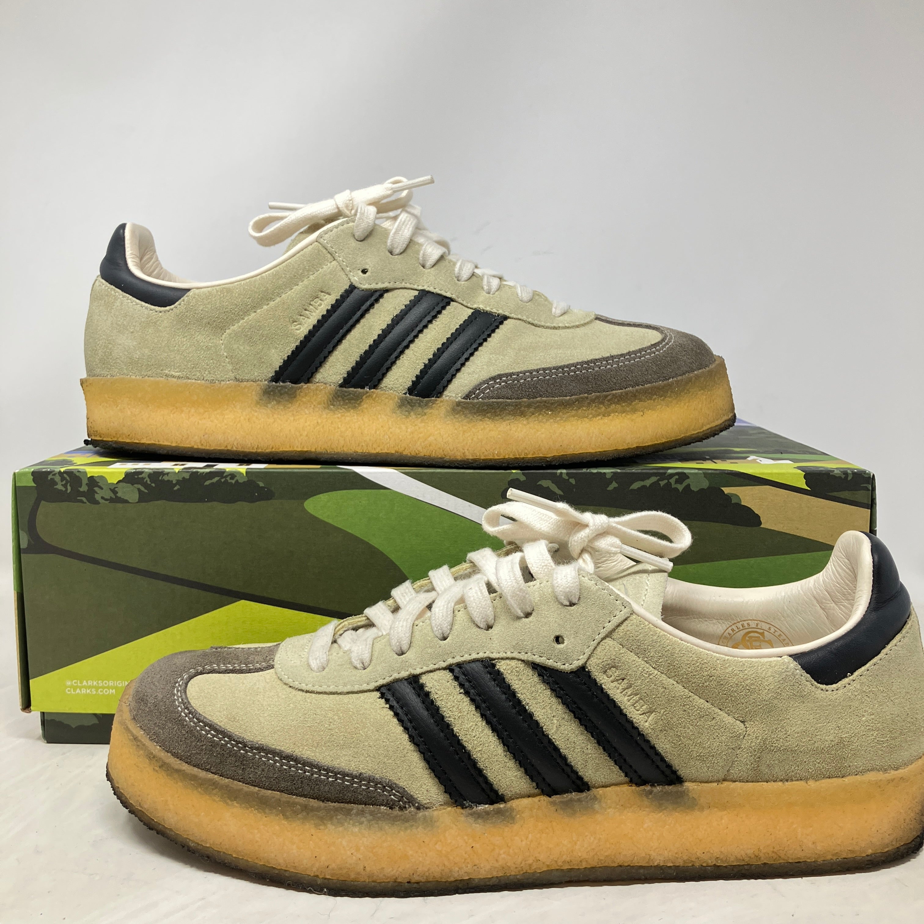 adidas Clarks 8th Street Samba by Ronnie Fieg Kithmas White Black