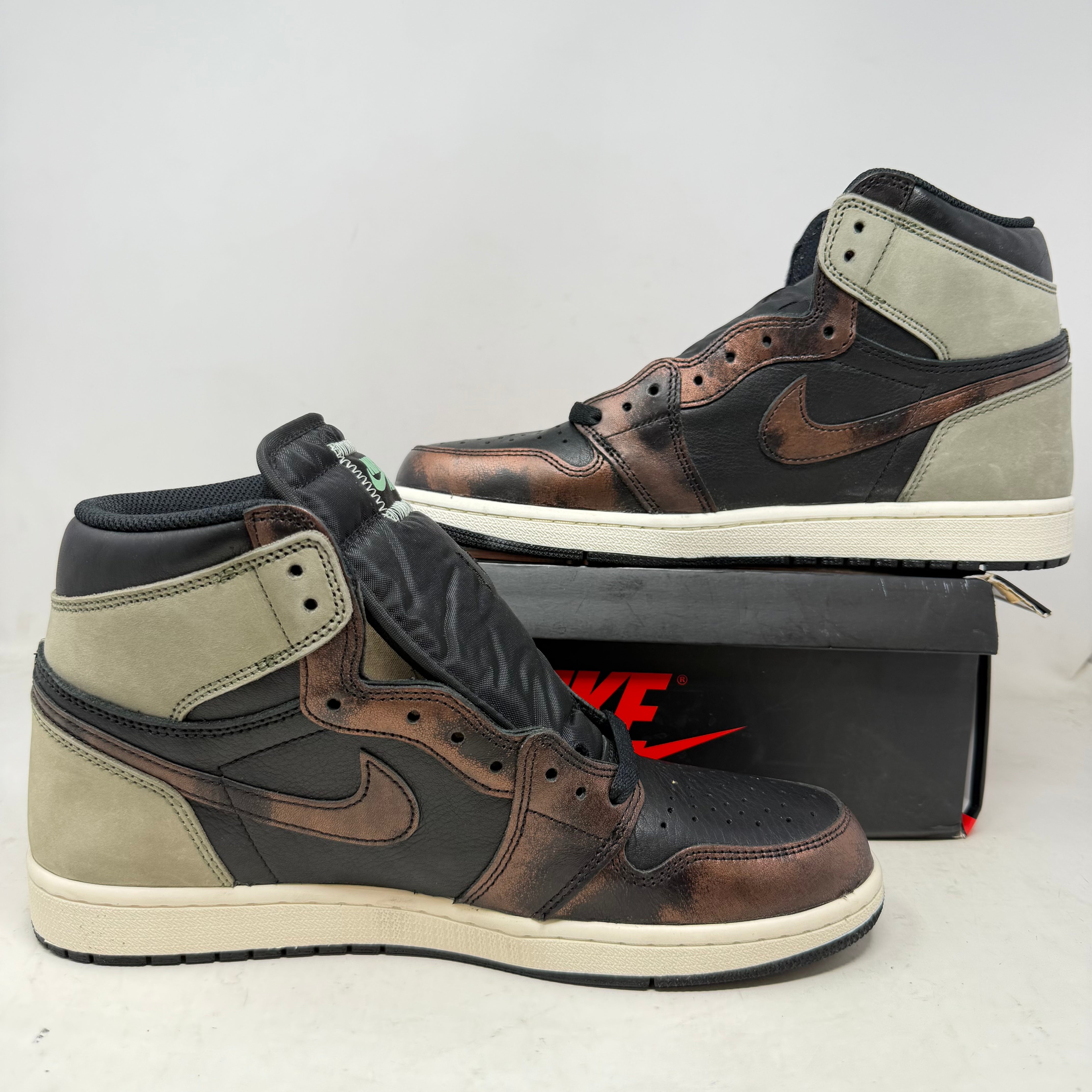Jordan 1 Retro High Light Army Rust Shadow Patina