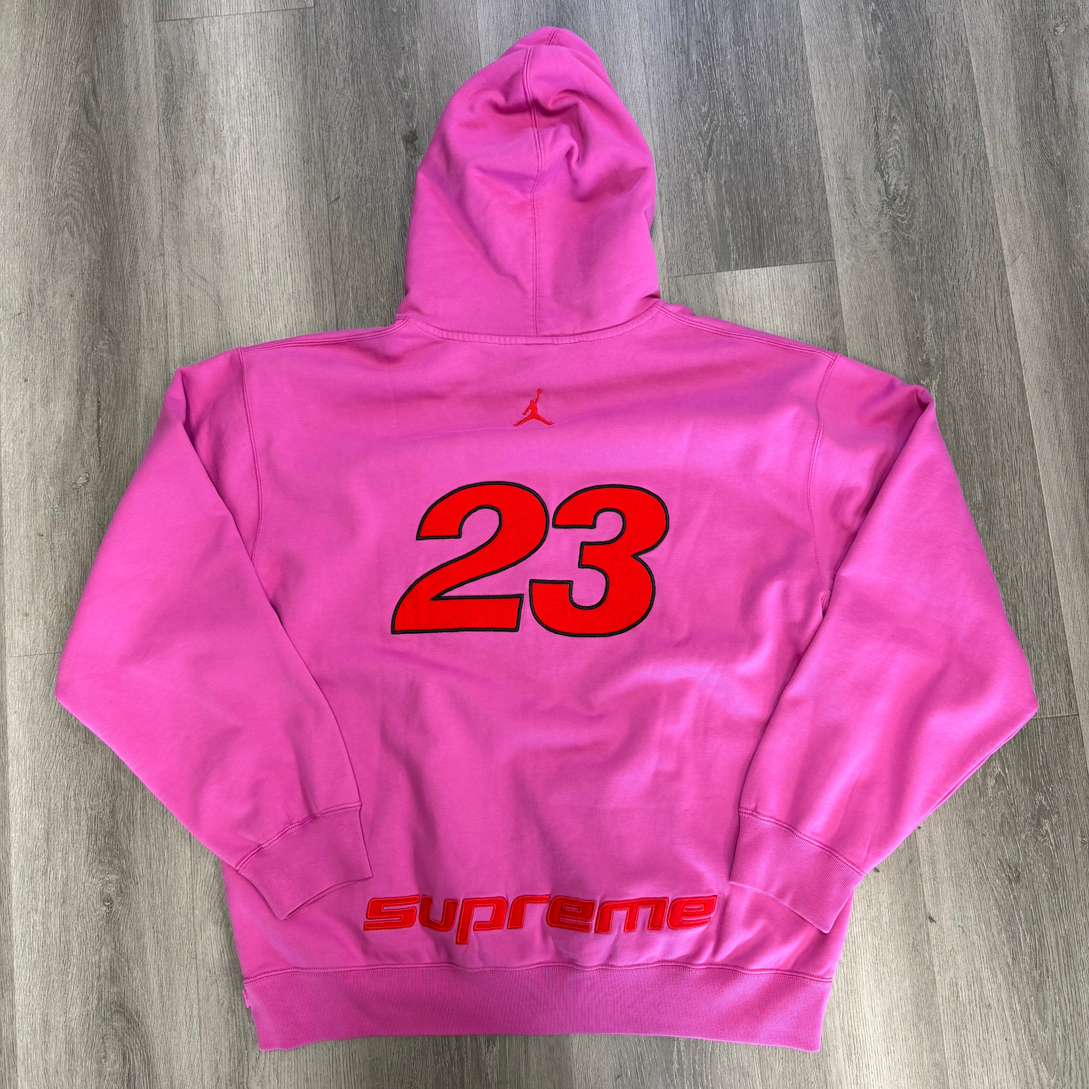 Supreme Jordan Hooded Sweatshirt (SS26) Pink