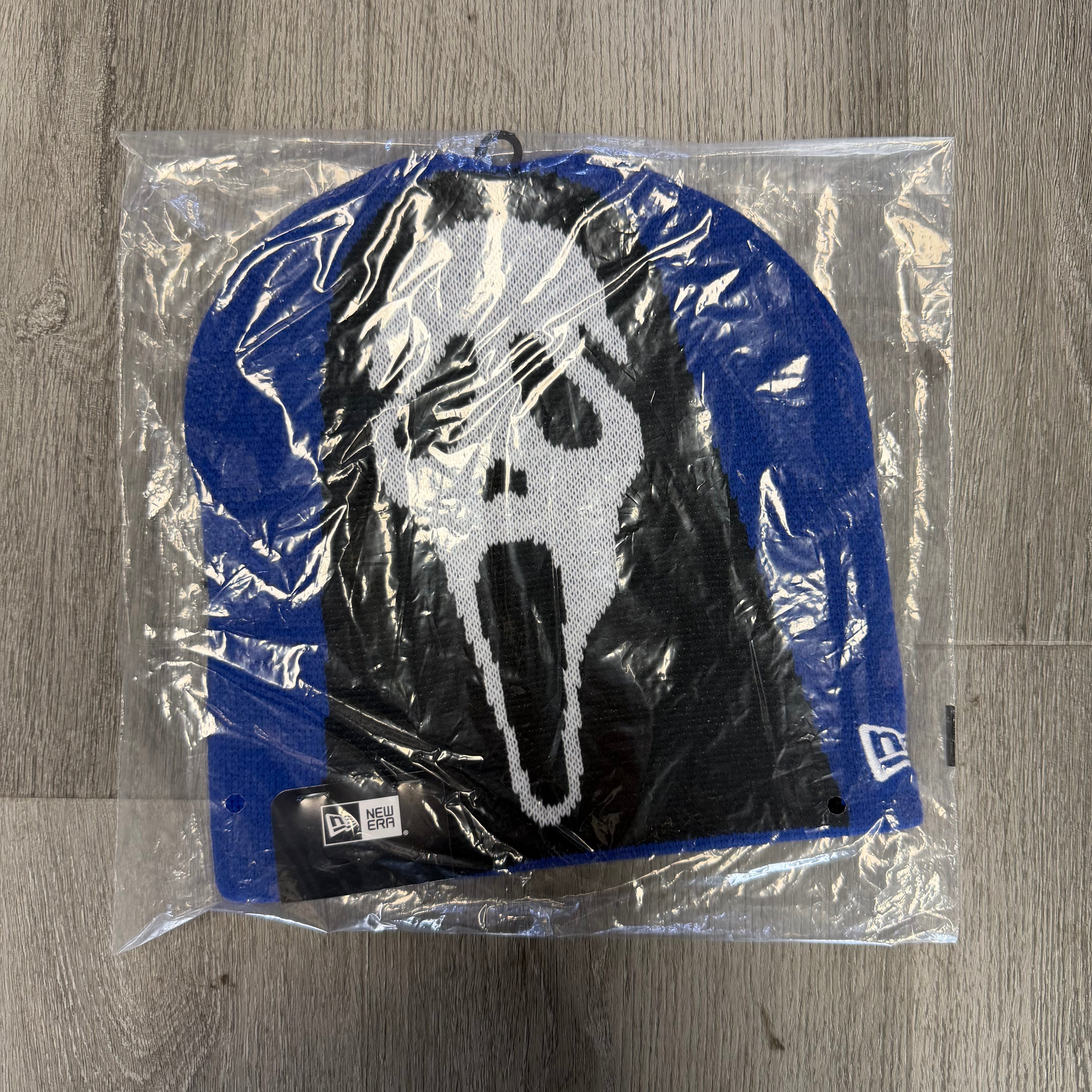 Supreme New Era Ghostface Beanie Blue