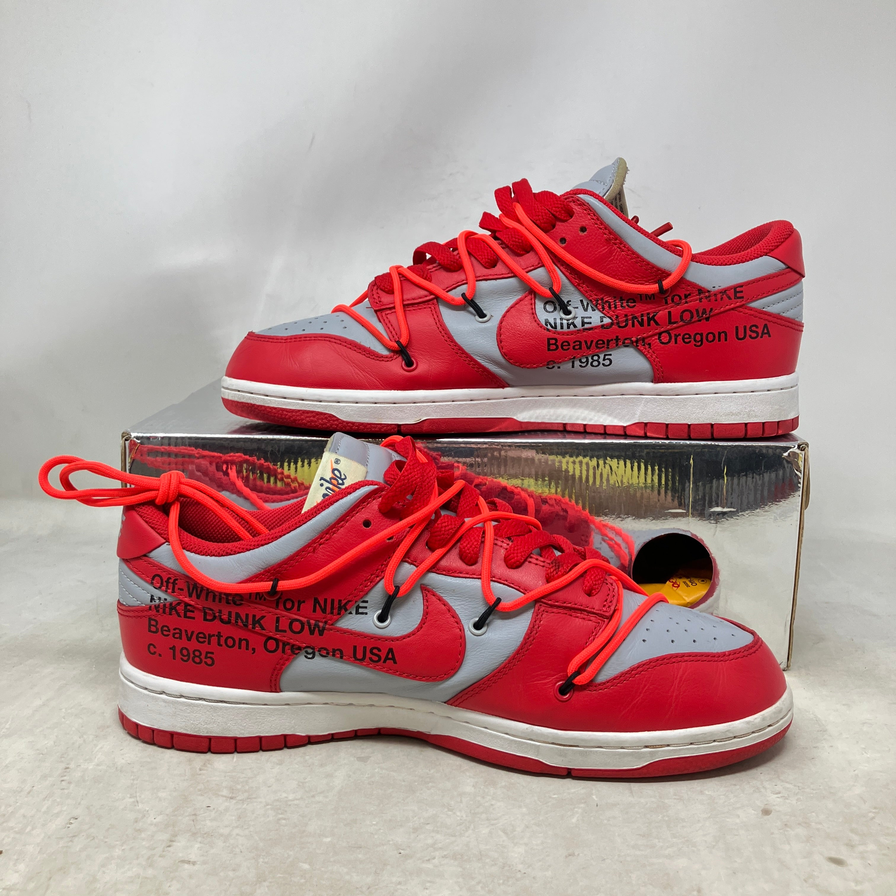 Nike Dunk Low Off-White University Red