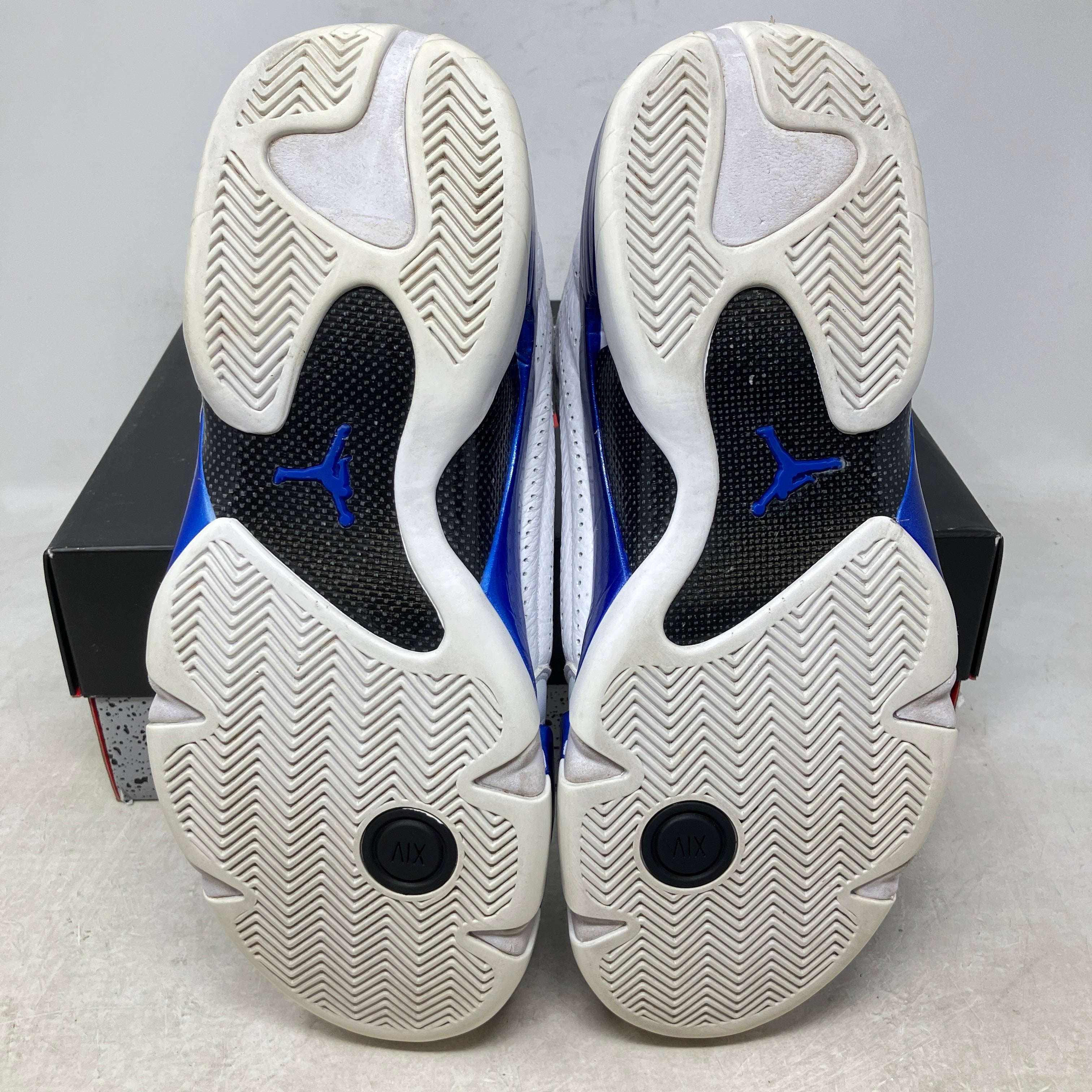 Jordan 14 Retro White Hyper Royal