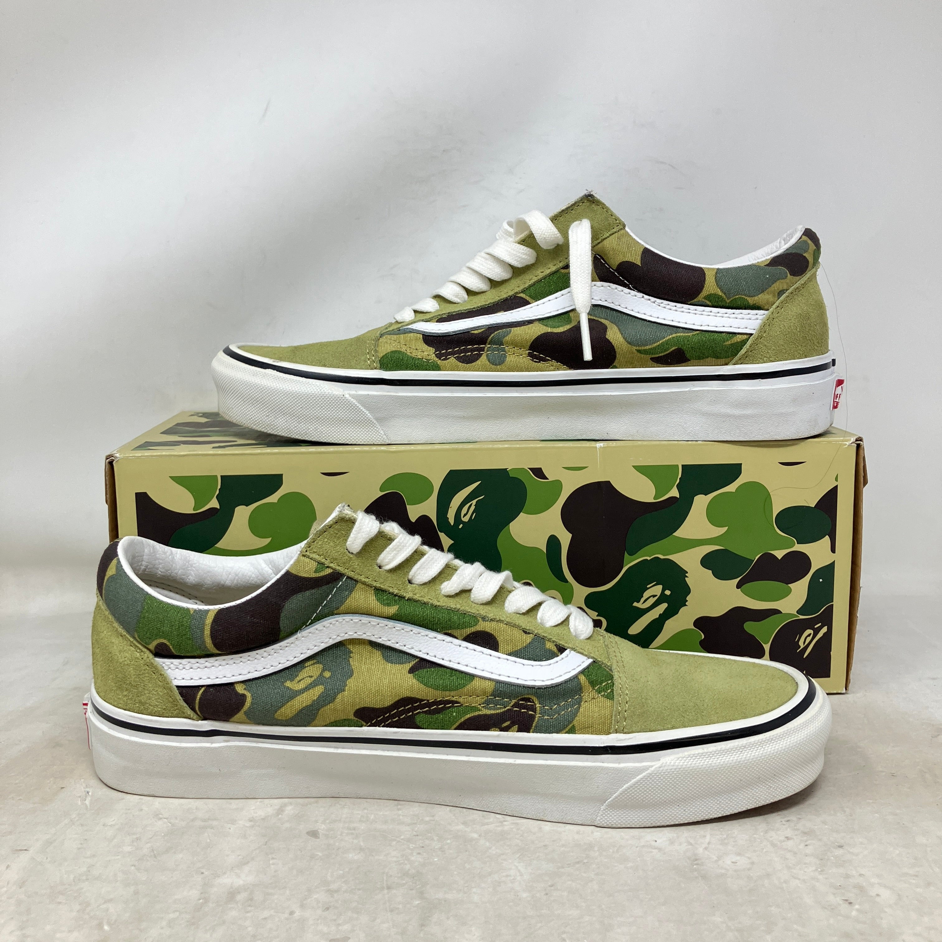 Vans Old Skool 36 DX Bape Green ABC Camo