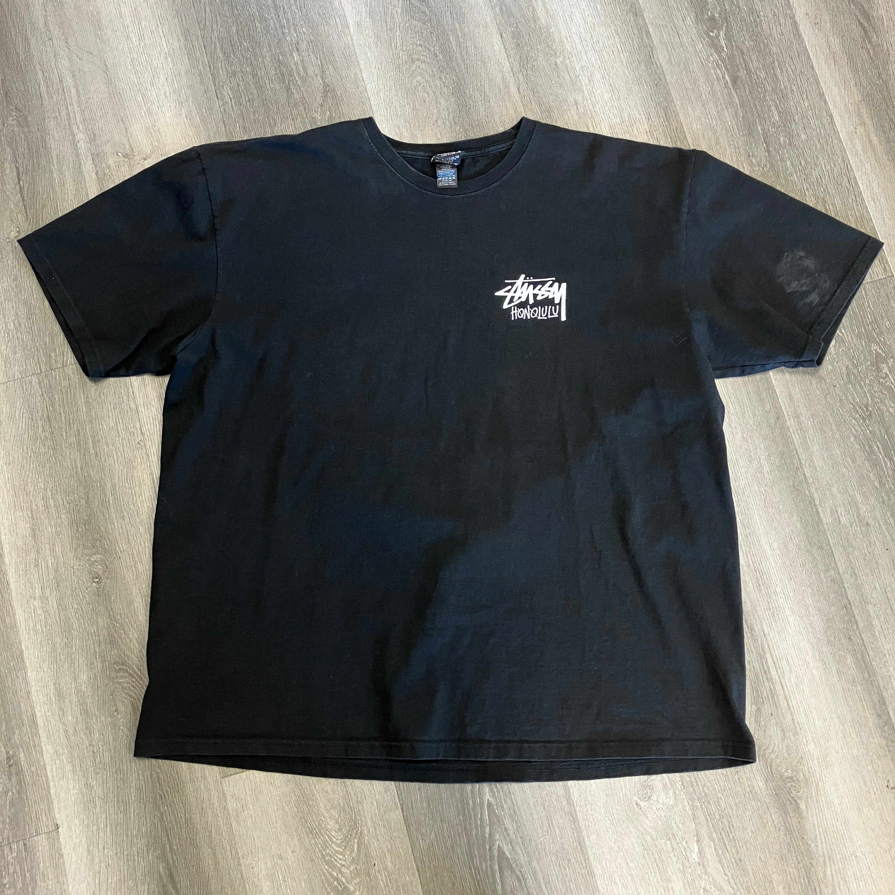 Stussy Stock Honolulu Tee Black