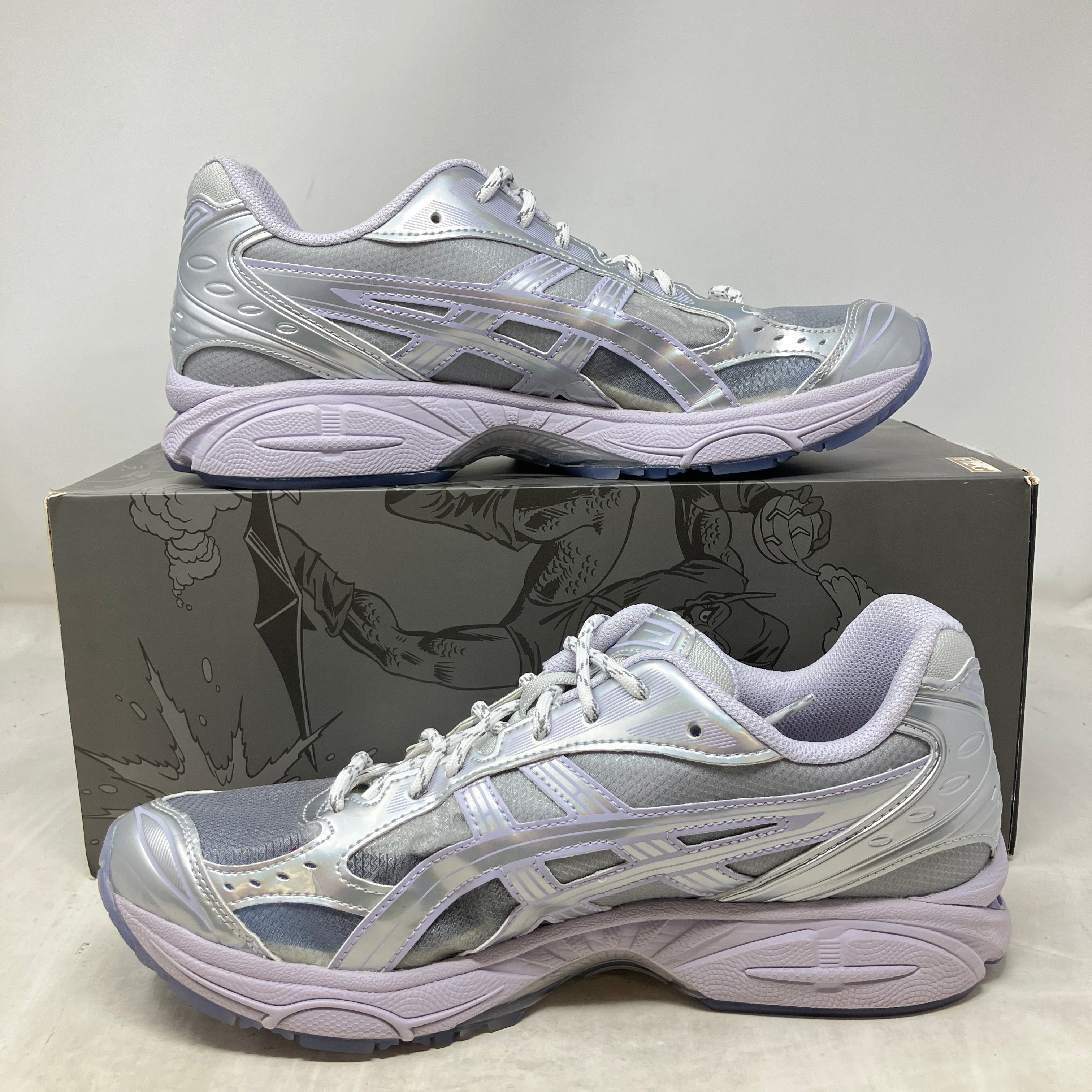 ASICS Gel-Kayano 14 Kith Marvel Villains Silver Surfer Opened Box (Comic Not Included)