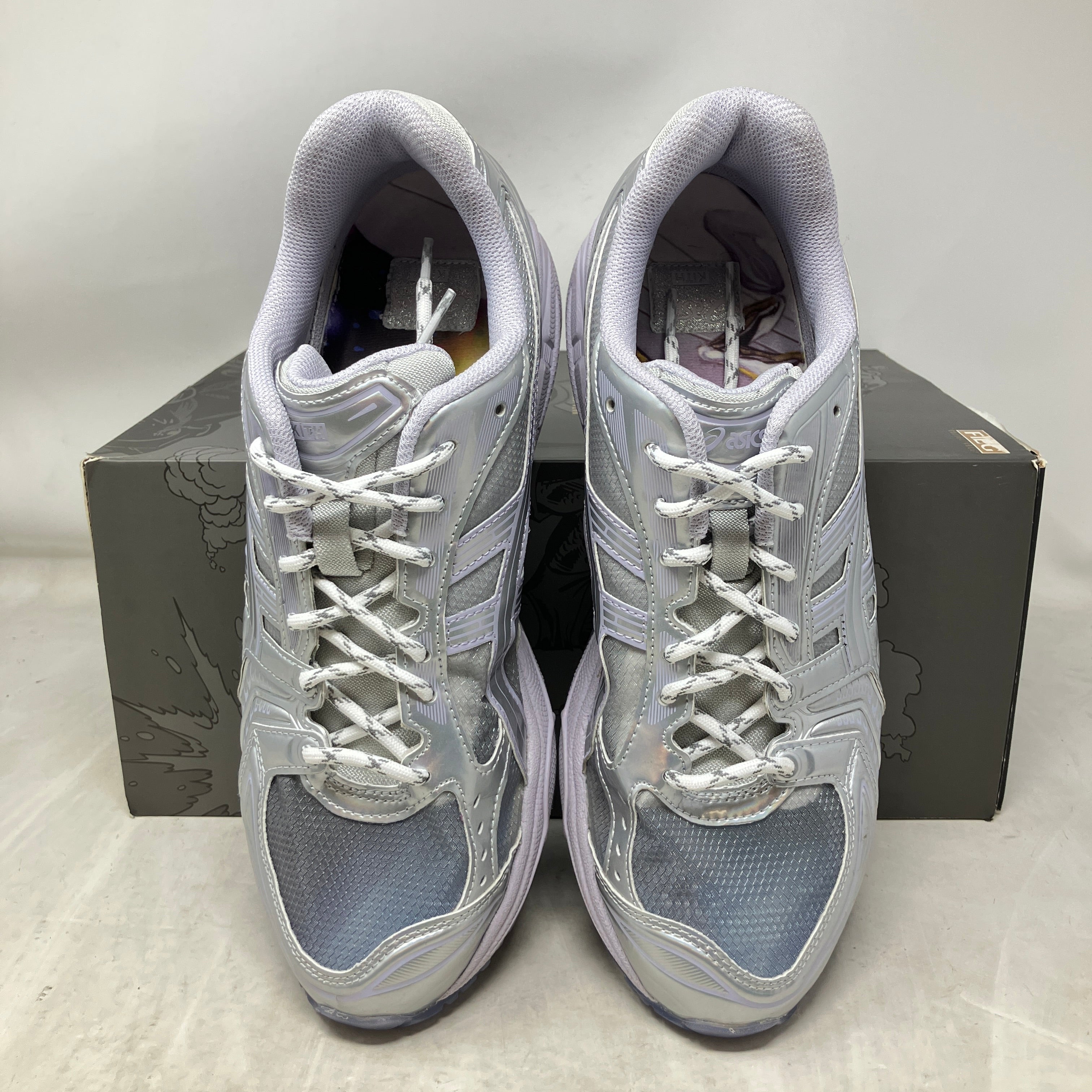 ASICS Gel-Kayano 14 Kith Marvel Villains Silver Surfer Opened Box (Comic Not Included)