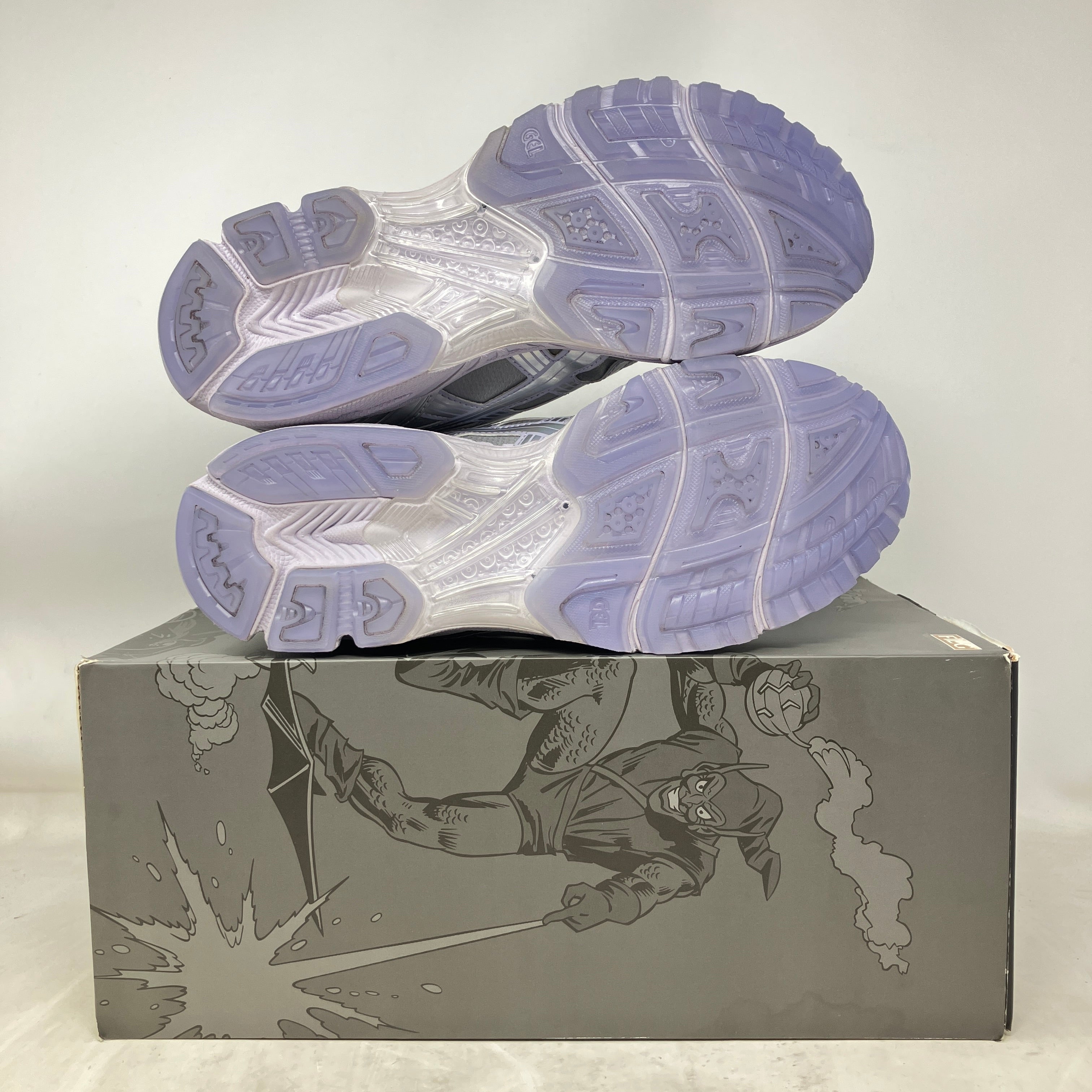 ASICS Gel-Kayano 14 Kith Marvel Villains Silver Surfer Opened Box (Comic Not Included)