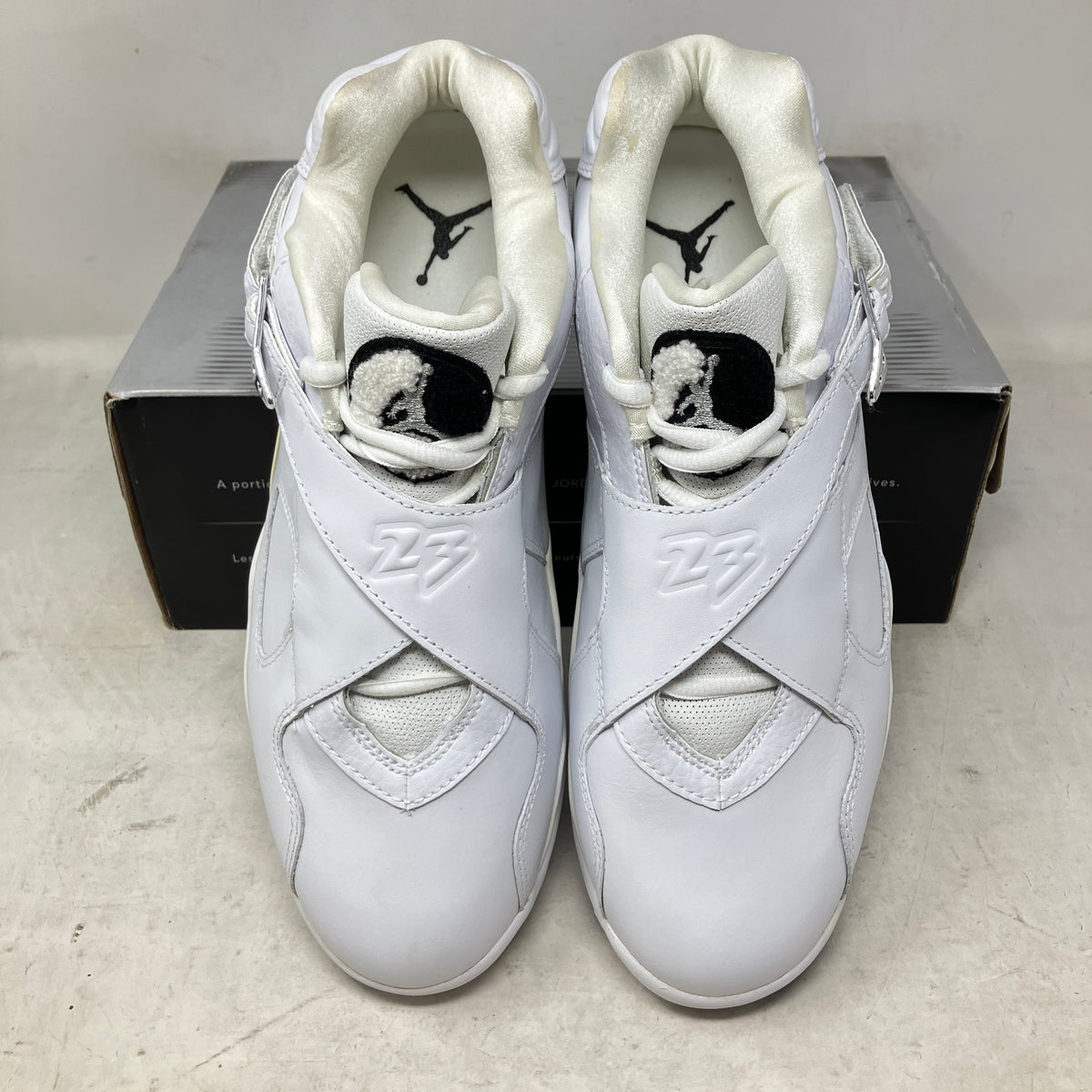 Jordan 8 Retro Low White Metallic Silver