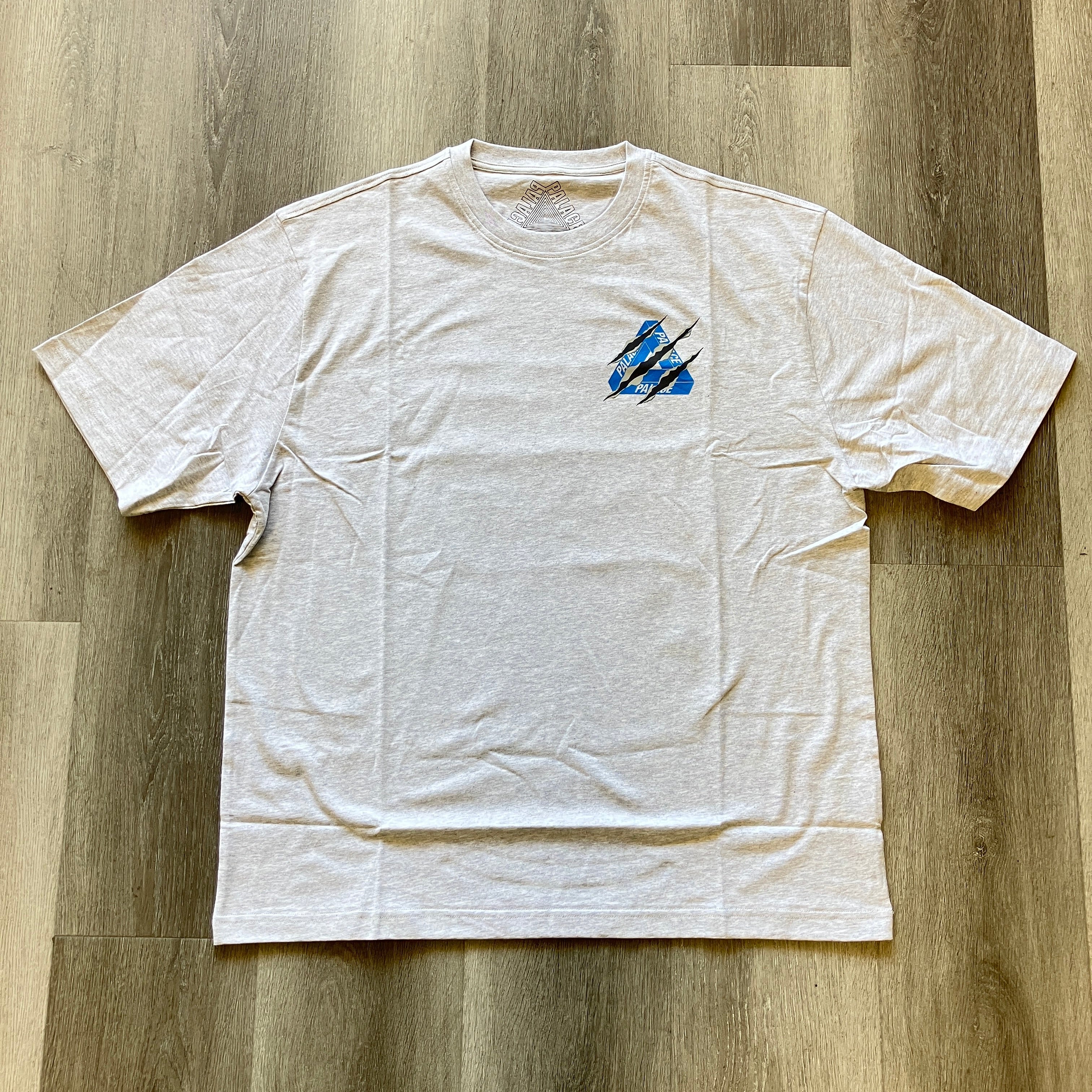 Palace Ripped Tri T-Shirt Grey Marl