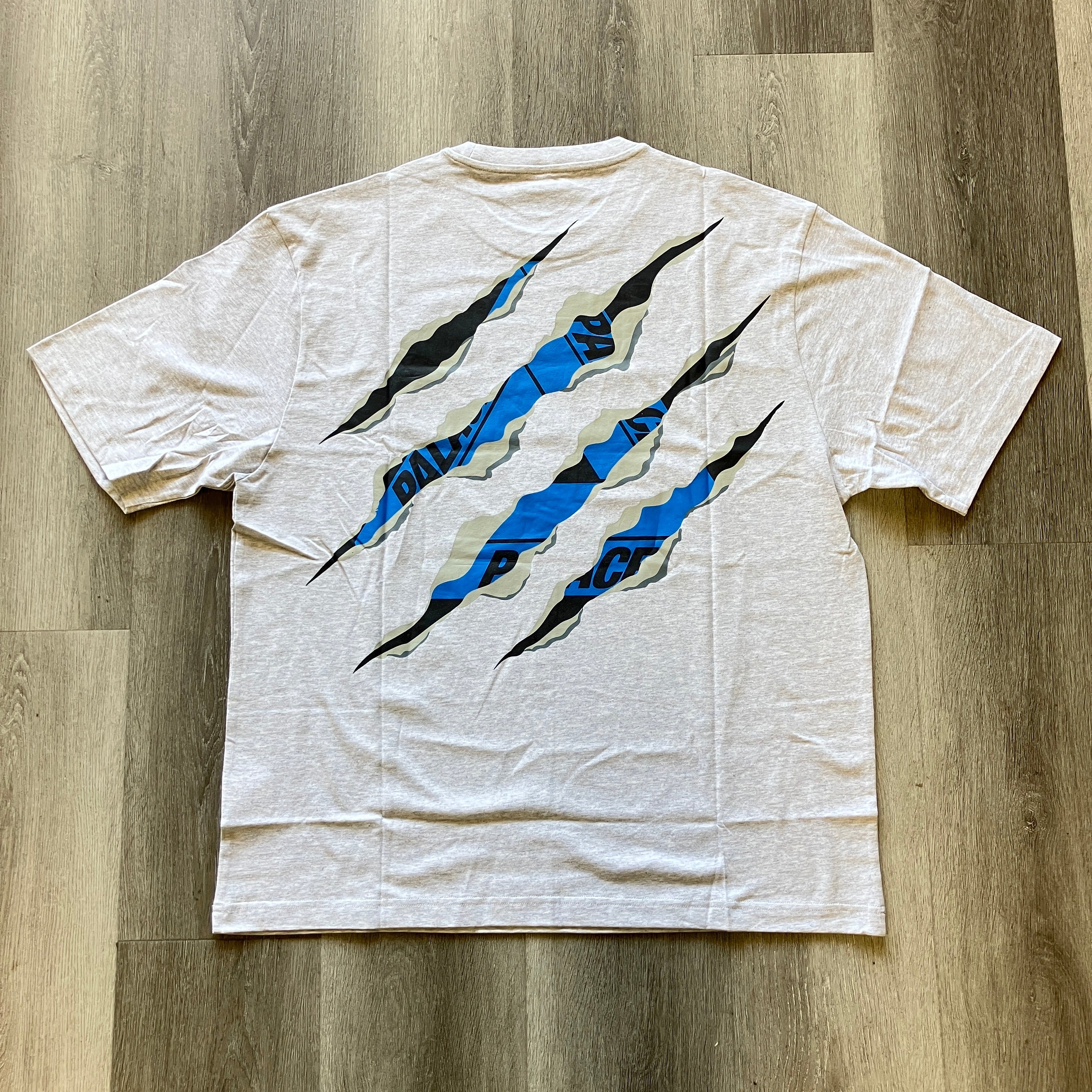 Palace Ripped Tri T-Shirt Grey Marl