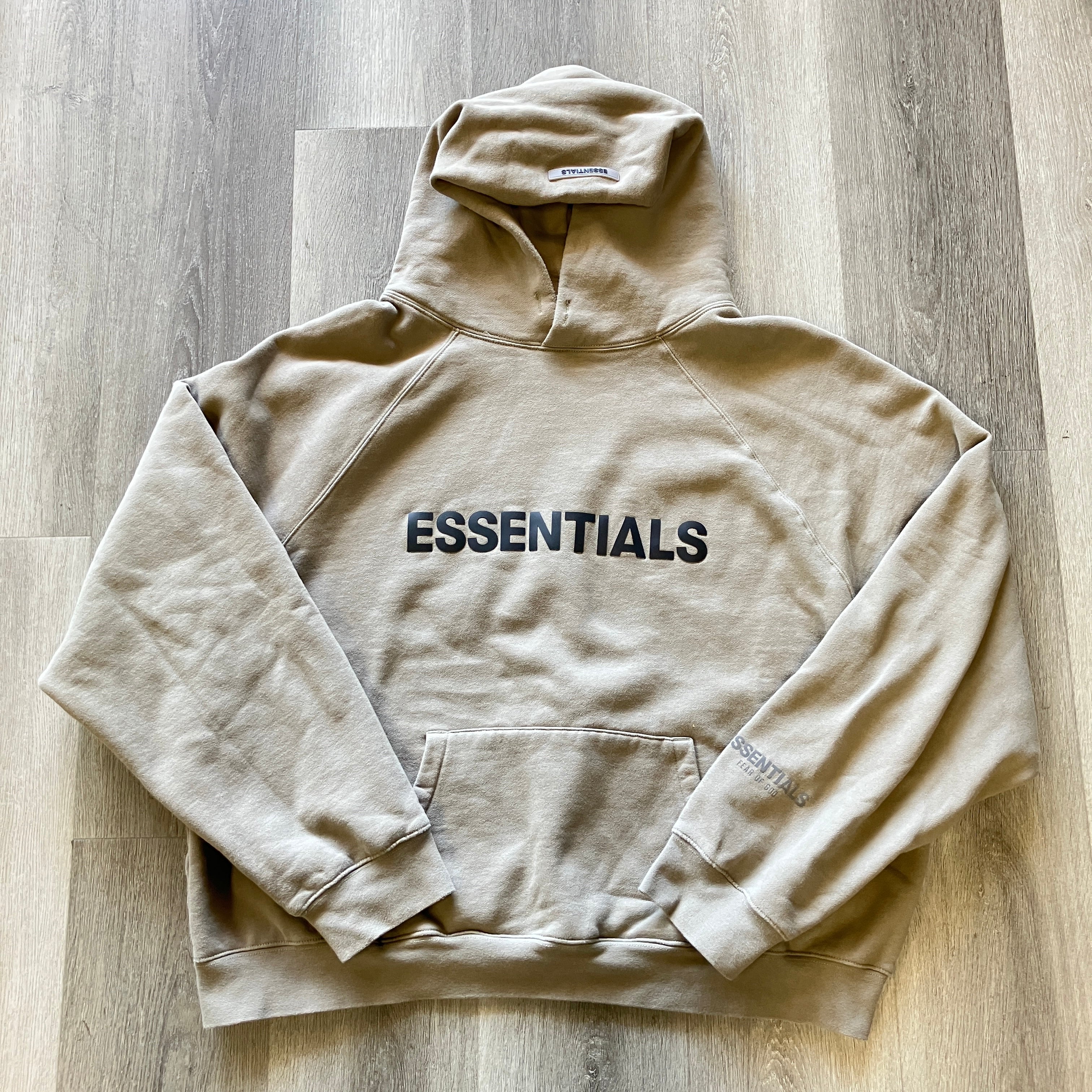 Fear of God Essentials Olive Hoodie