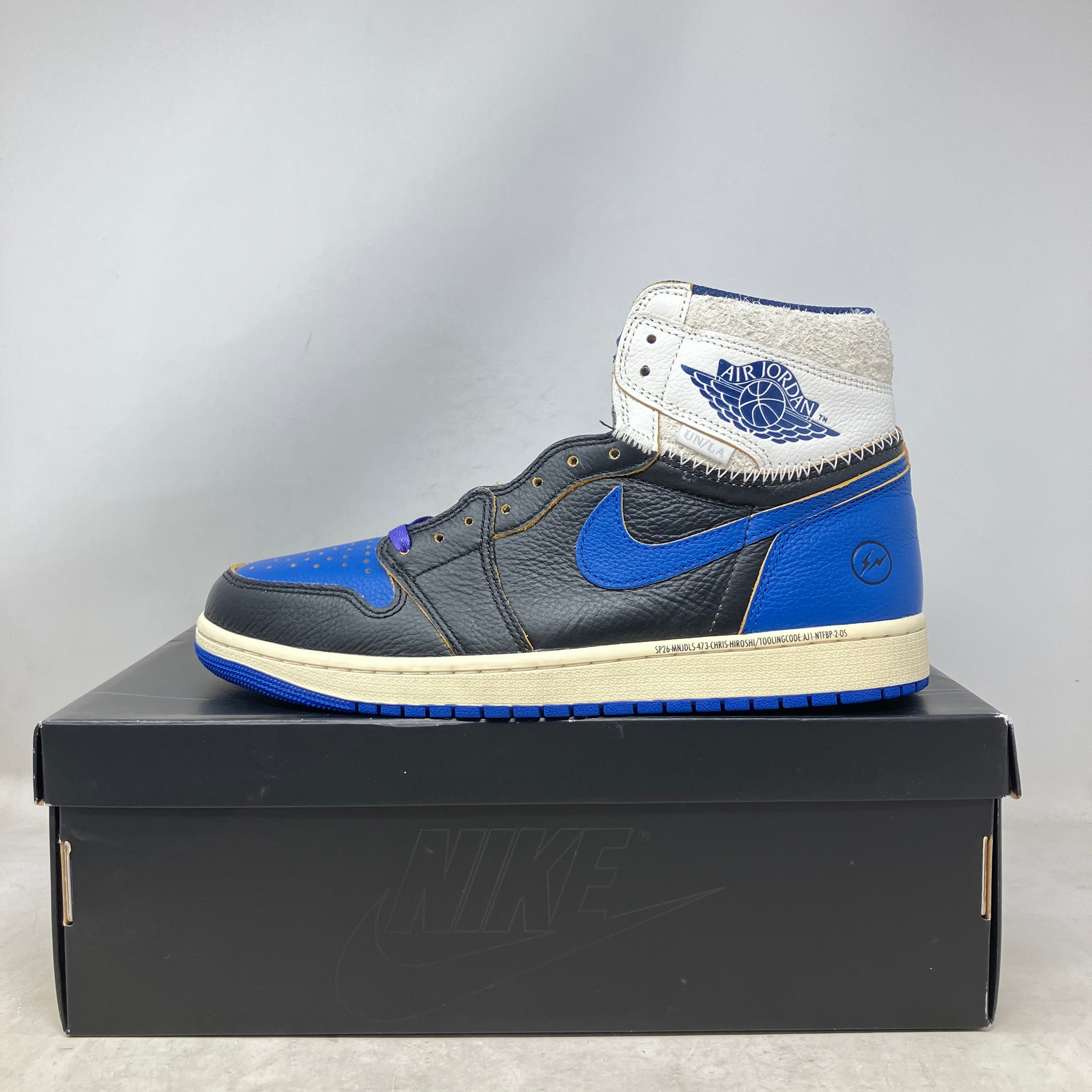 Jordan 1 Retro High OG SP Fragment x Union LA Sport Royal