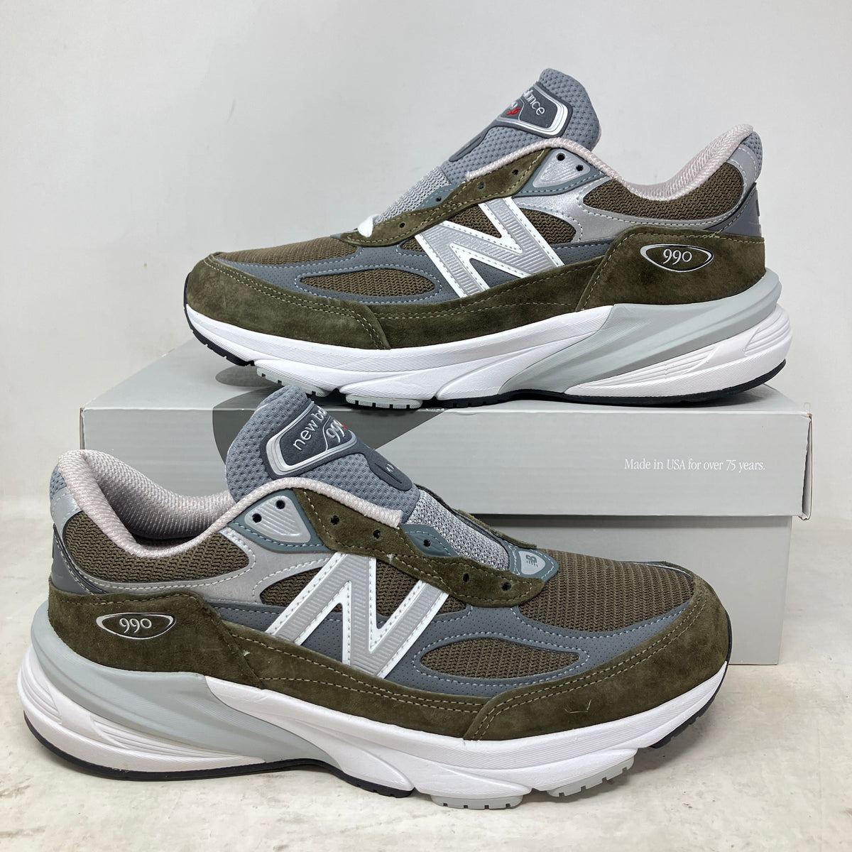New Balance 990v6 MiUSA True Camo White