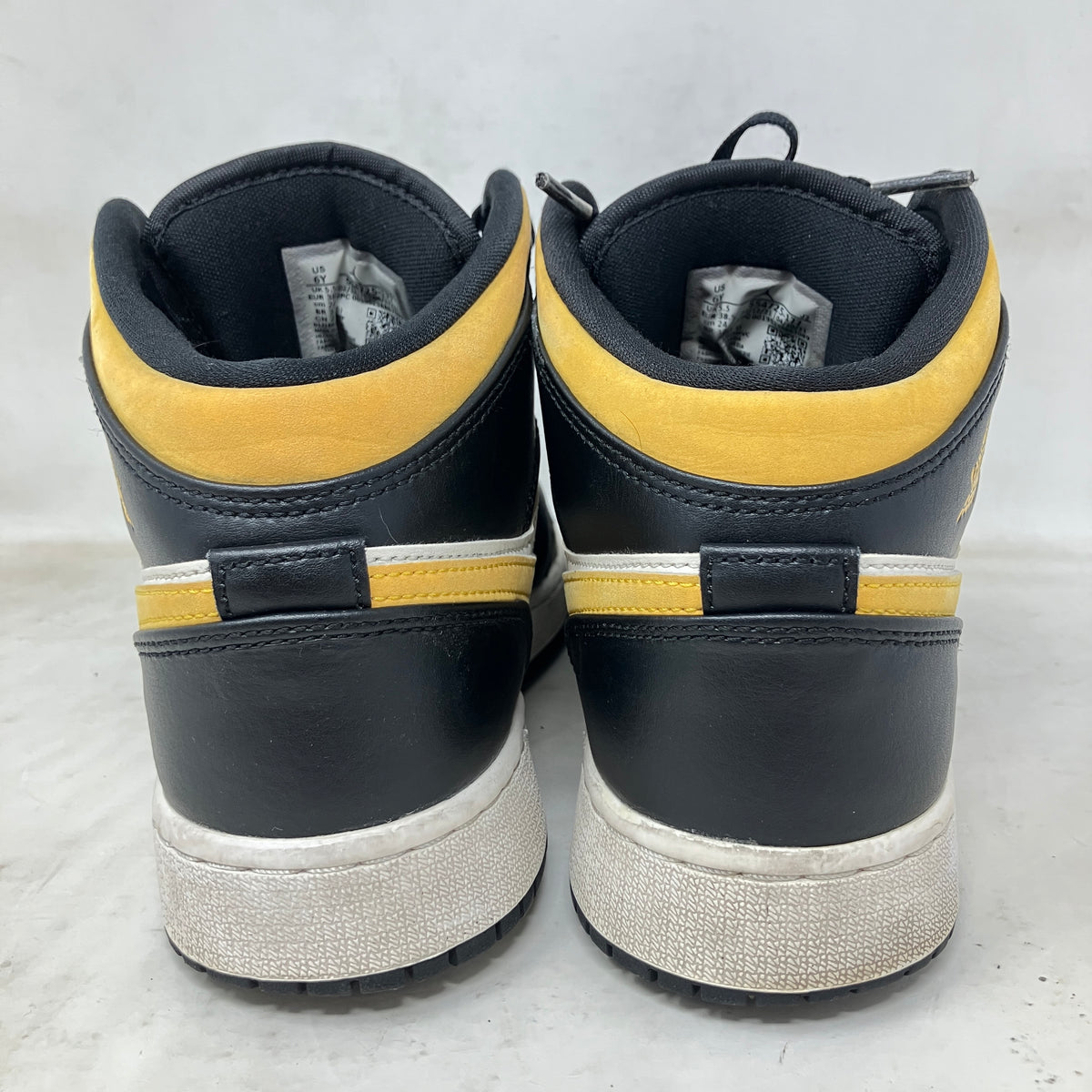 Jordan 1 Mid White Pollen Black (GS)