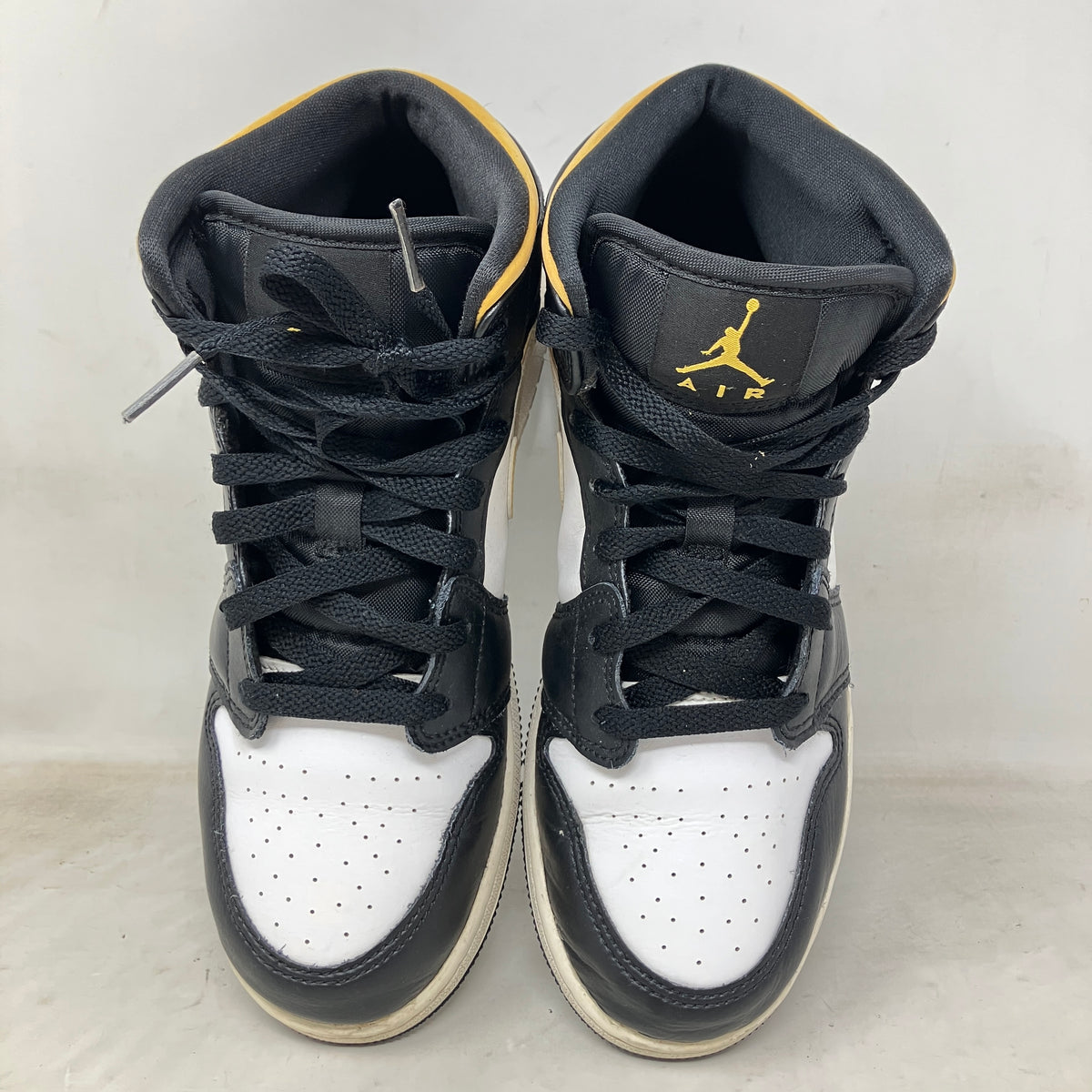 Jordan 1 Mid White Pollen Black (GS)