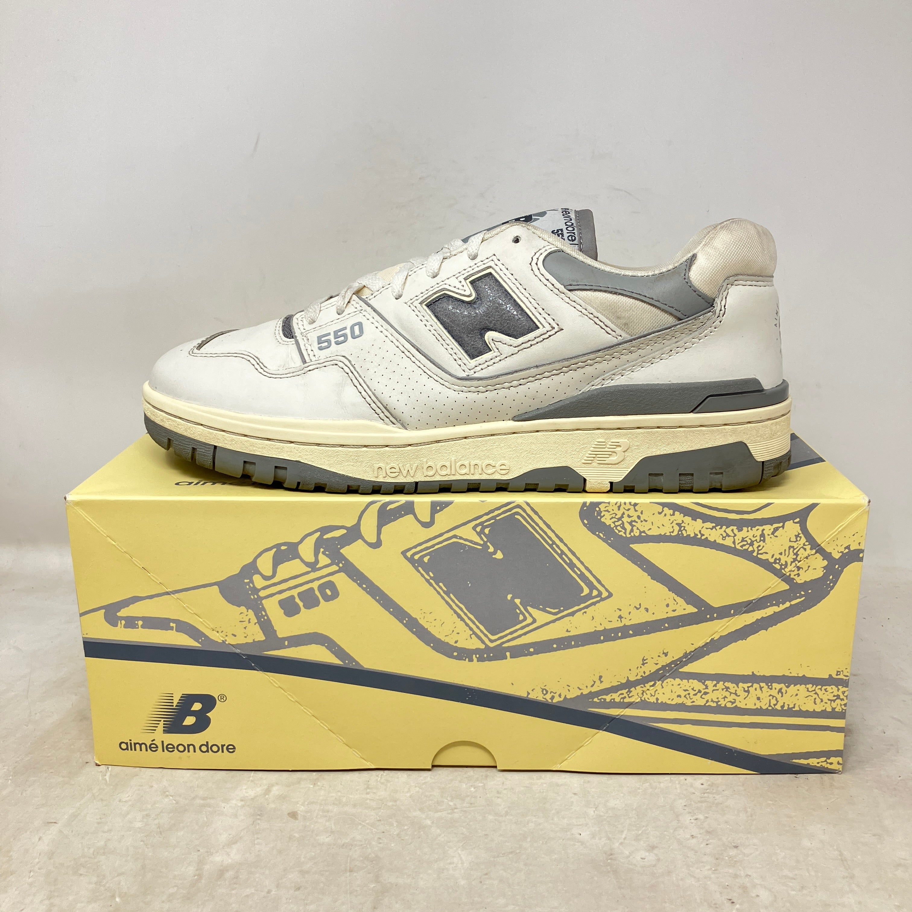 New Balance 550 Aime Leon Dore White Grey – Hidden Realm