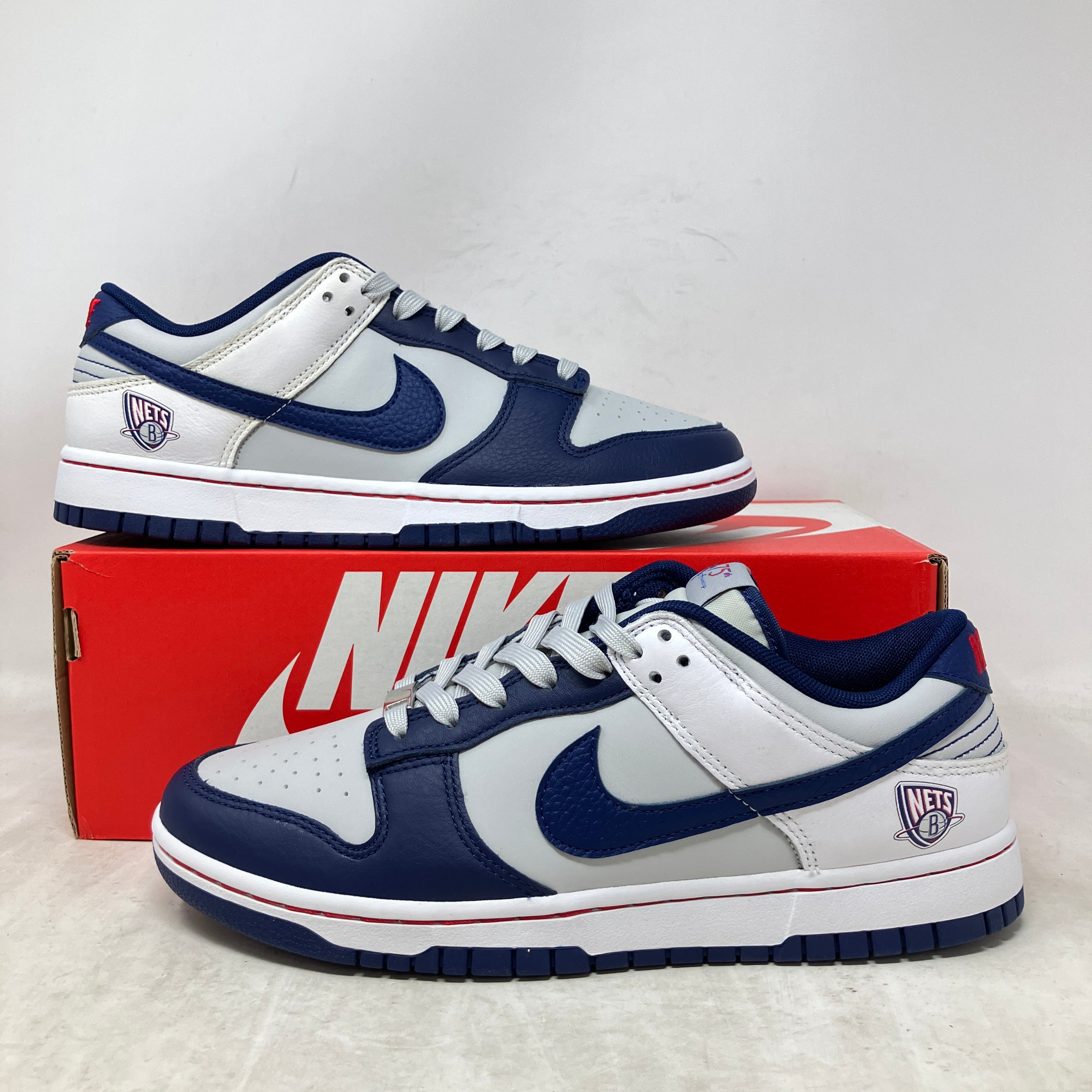 Nike Dunk Low EMB NBA 75th Anniversary Brooklyn Nets