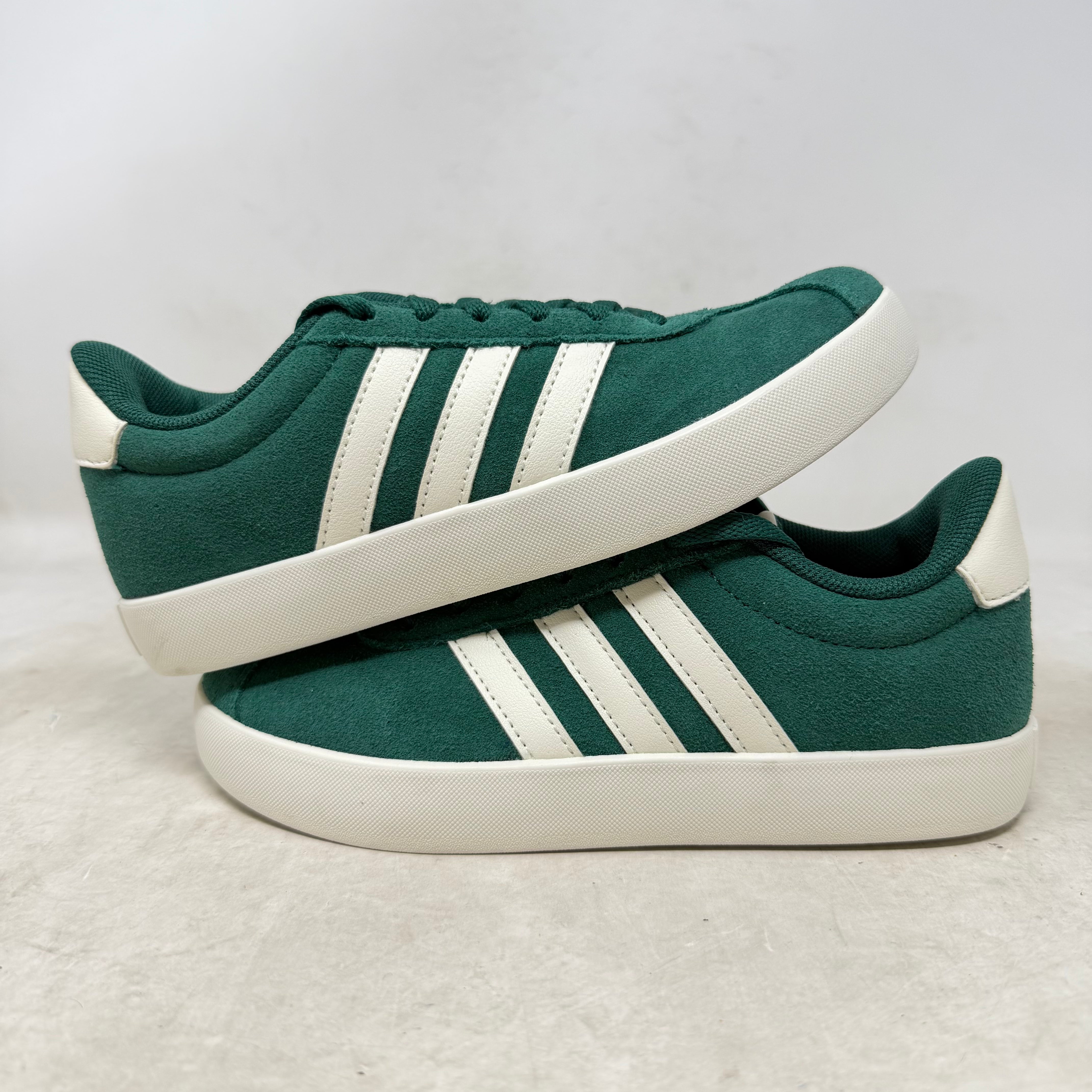 adidas VL Court 3.0 Collegiate Green Off White Gold Metallic (GS)