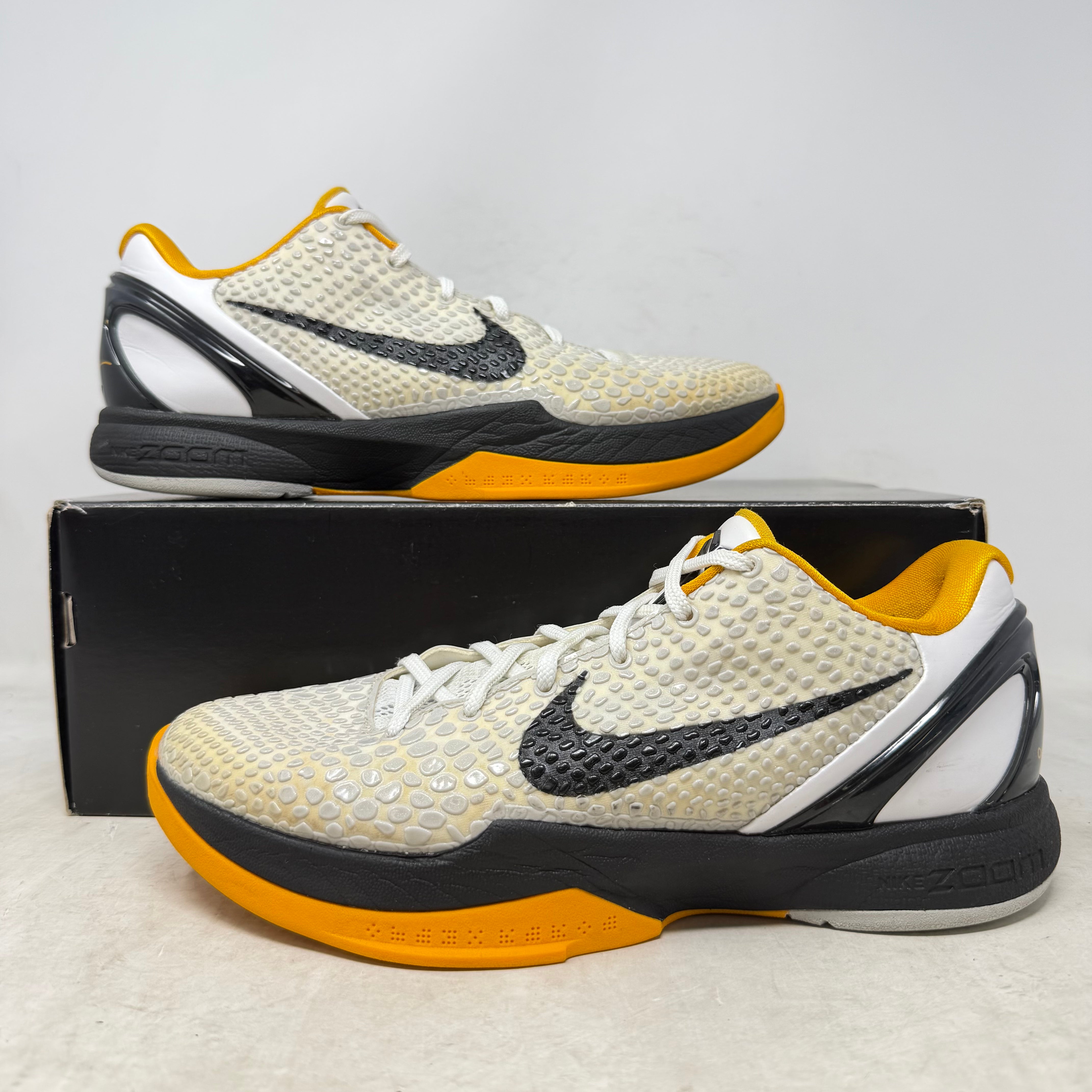 Kobe 6 Protro Playoff Pack White Del Sol