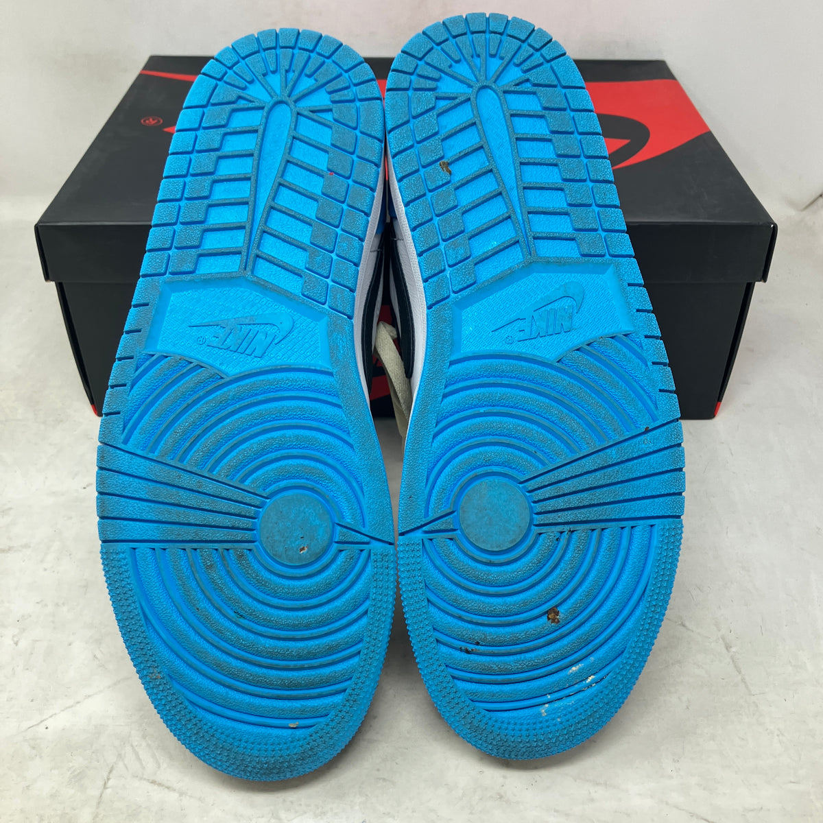 Jordan 1 Retro Low OG Black Dark Powder Blue