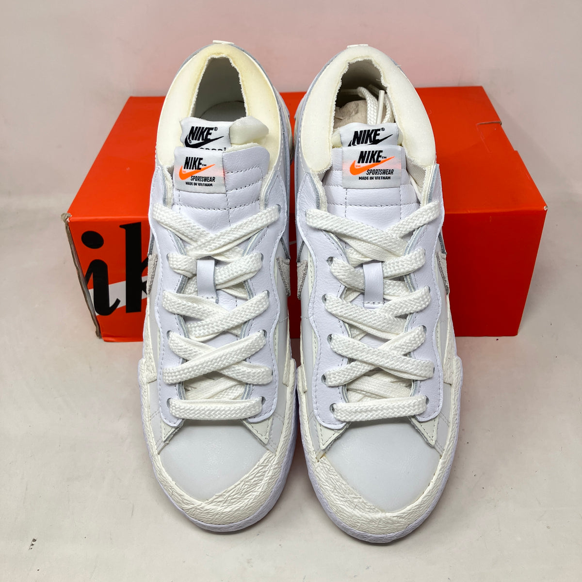 Nike Blazer Low sacai White Patent Leather