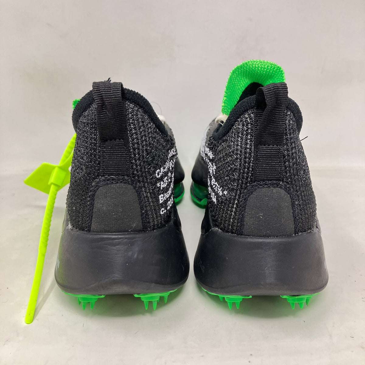 Nike Air Zoom Tempo Next% Flyknit Off-White Black Scream Green