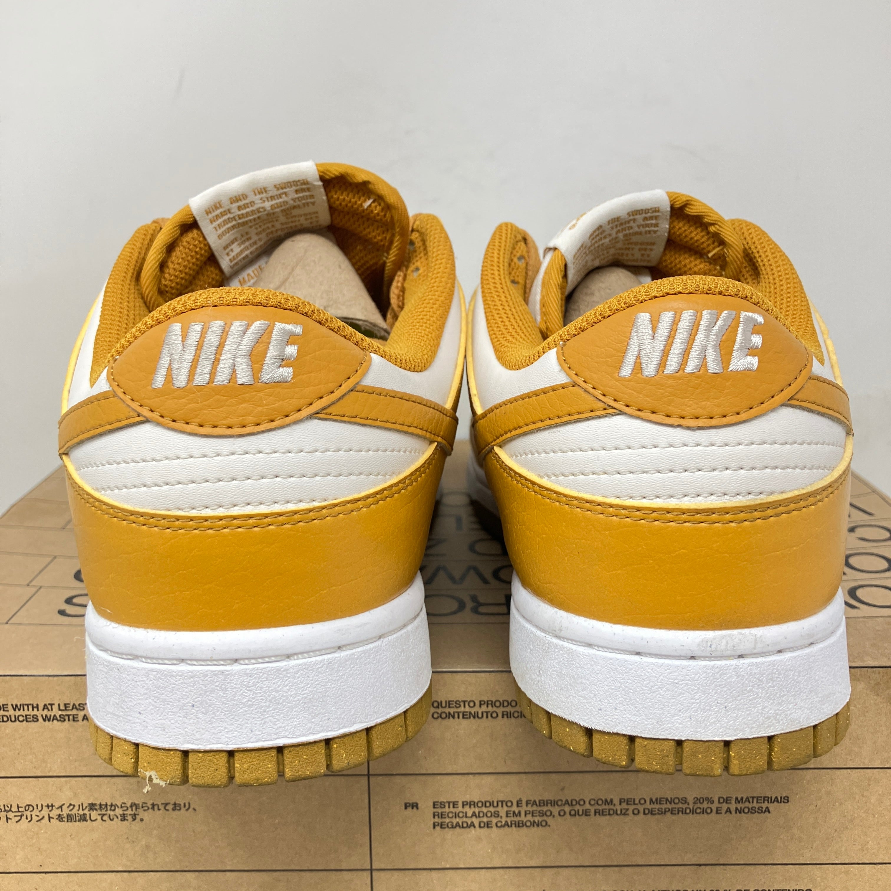 Nike Dunk Low Next Nature Phantom Gold Suede (Women's)