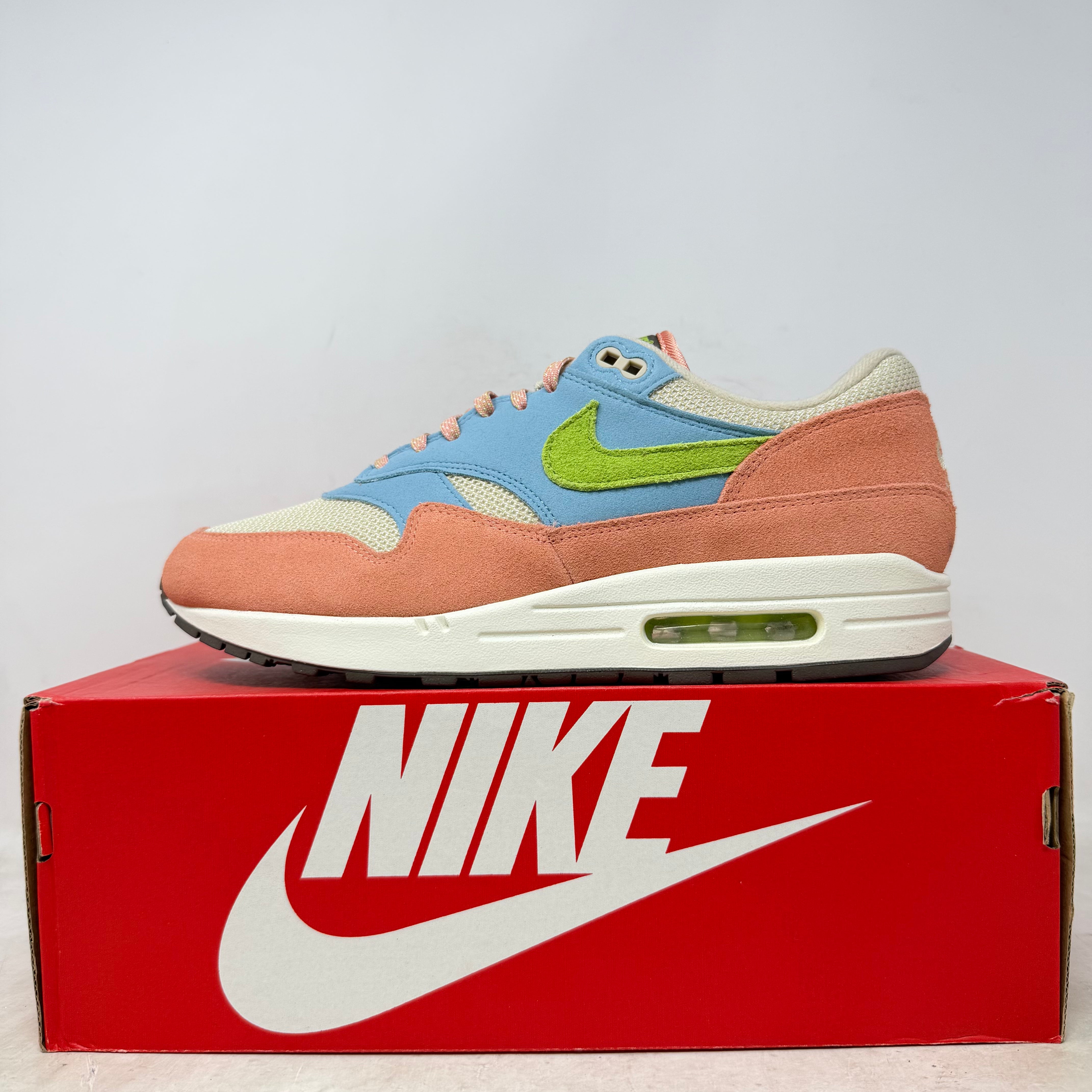 Nike Air Max 1 Light Madder Root Worn Blue