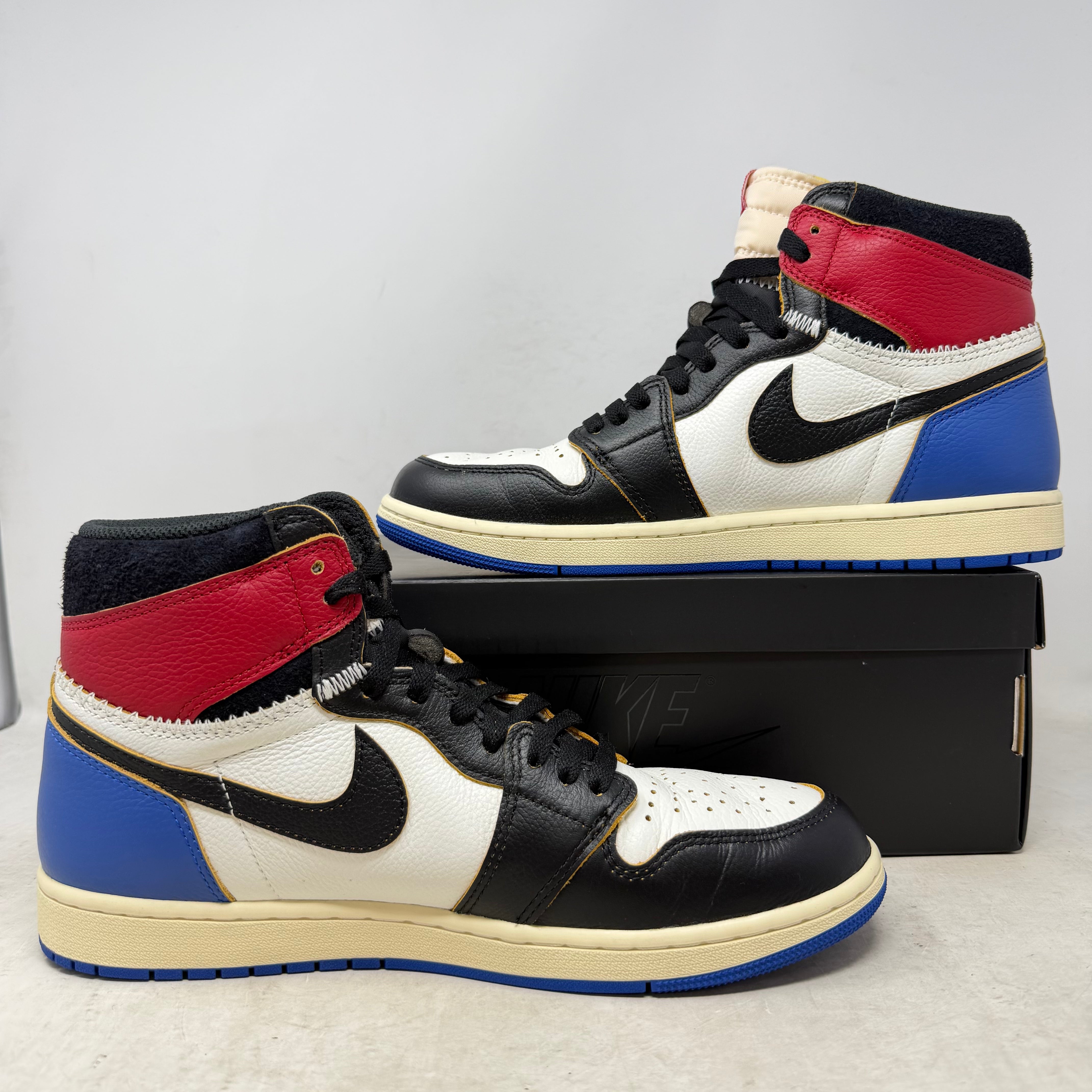 Jordan 1 Retro High OG SP Fragment x Union LA Varsity Red Sport Royal