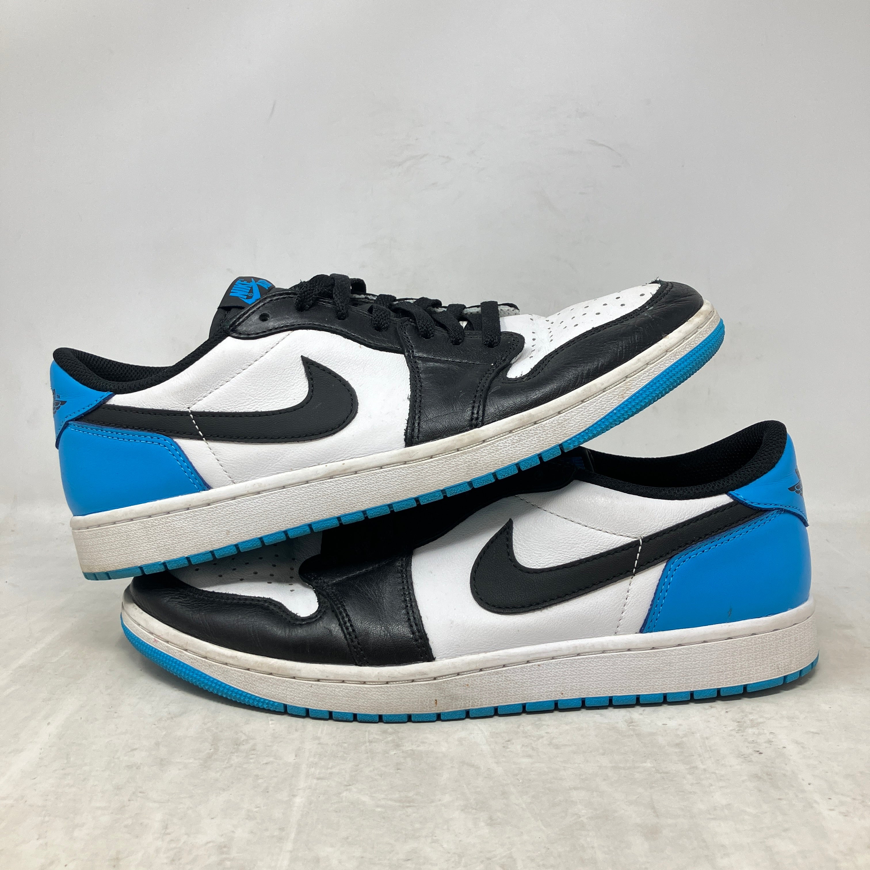 Jordan 1 Retro Low OG Black Dark Powder Blue