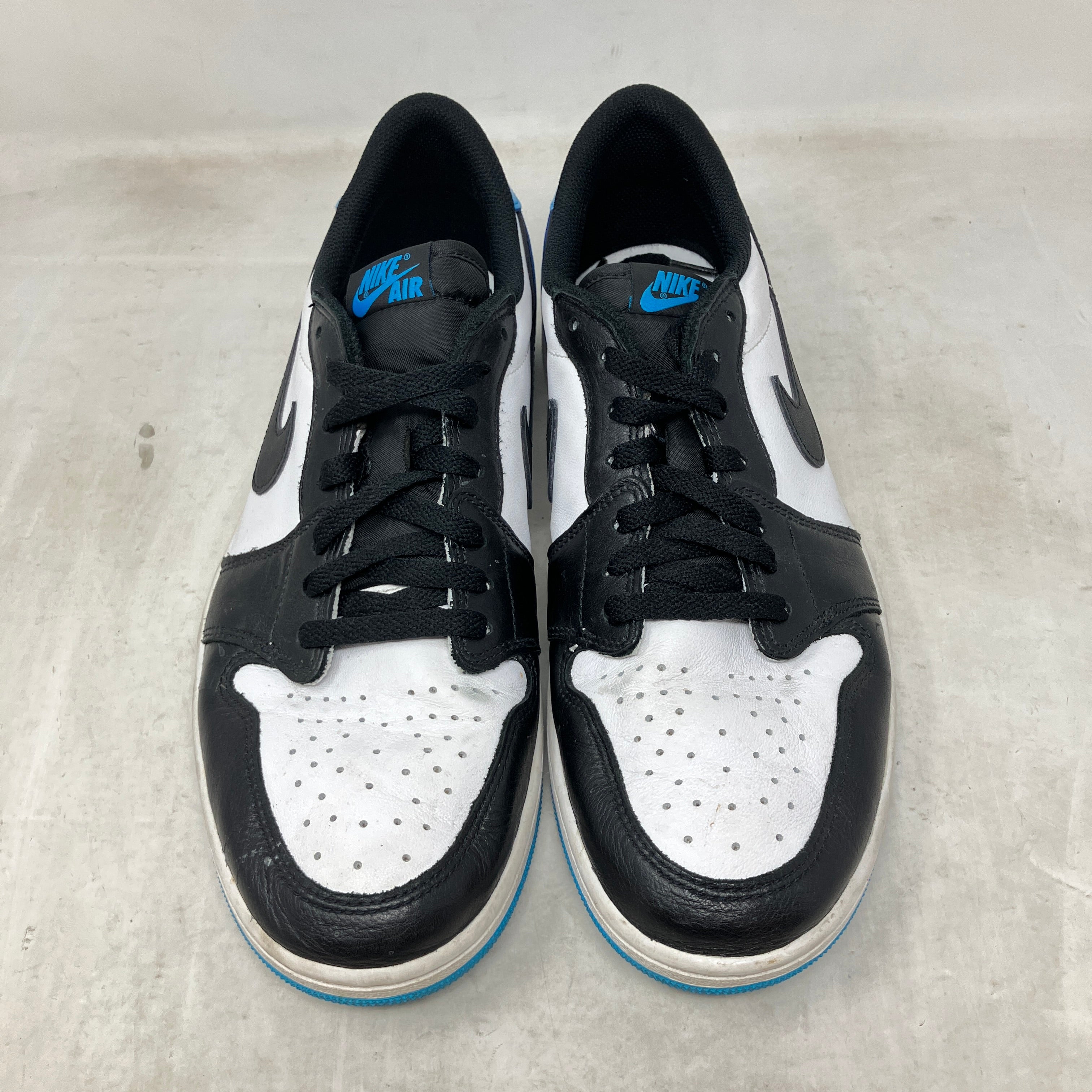 Jordan 1 Retro Low OG Black Dark Powder Blue