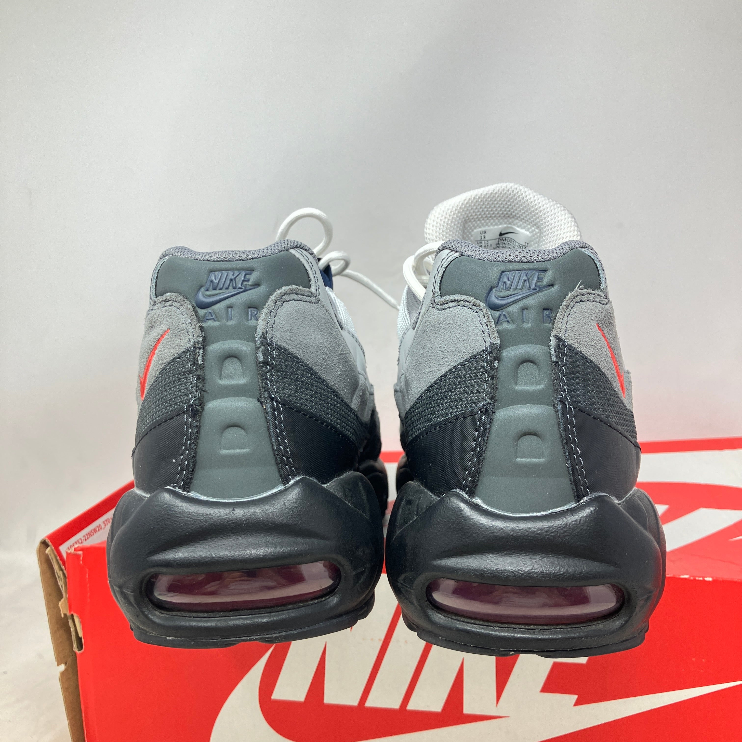 Nike Air Max 95 Track Red Smoke Grey