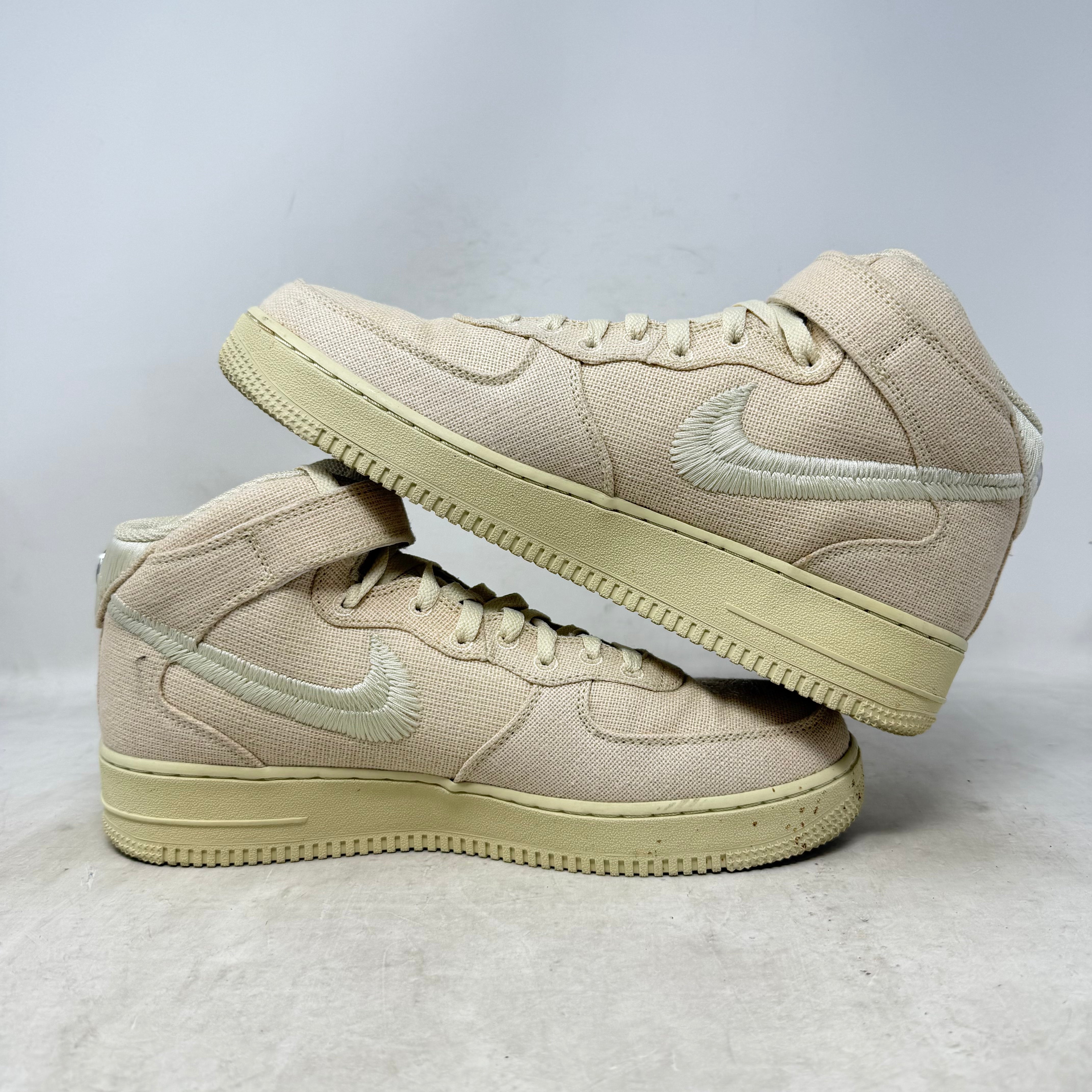 Nike Air Force 1 Mid Stussy Fossil