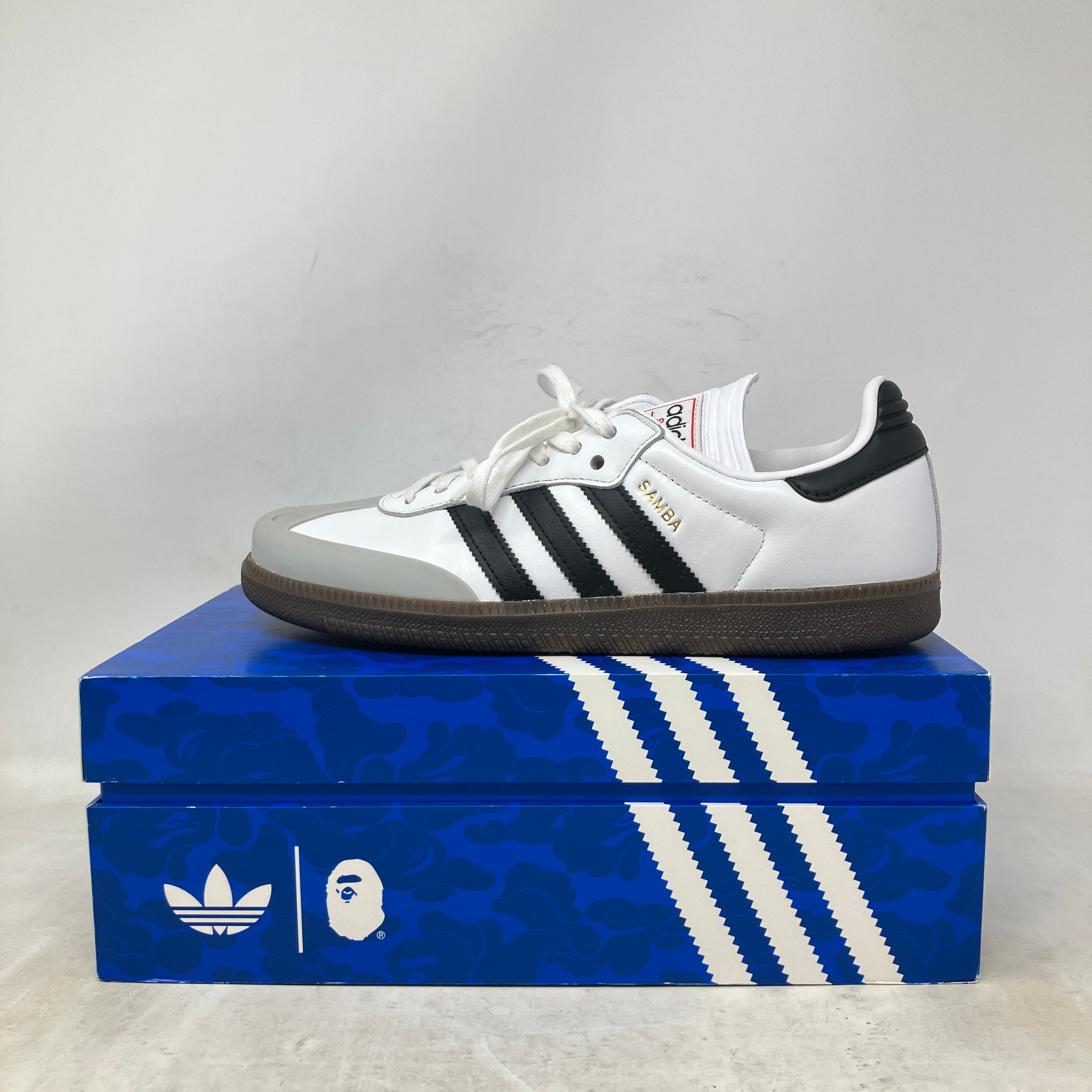 adidas Samba Bape White Black Gum