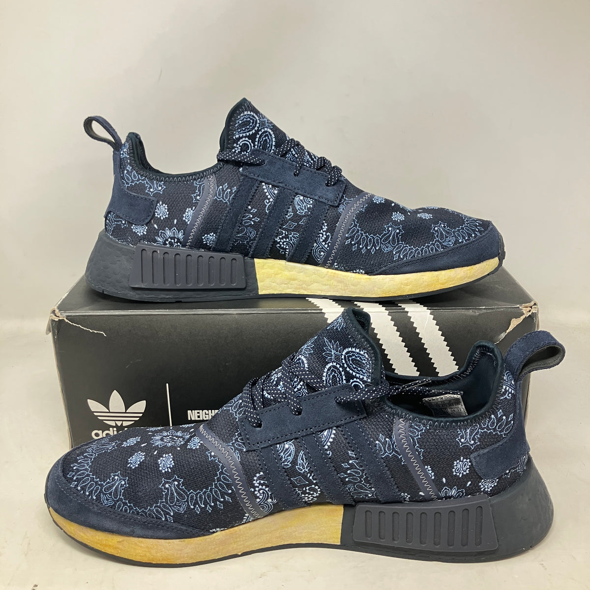 adidas NMD R1 Neighborhood Paisley Night Navy