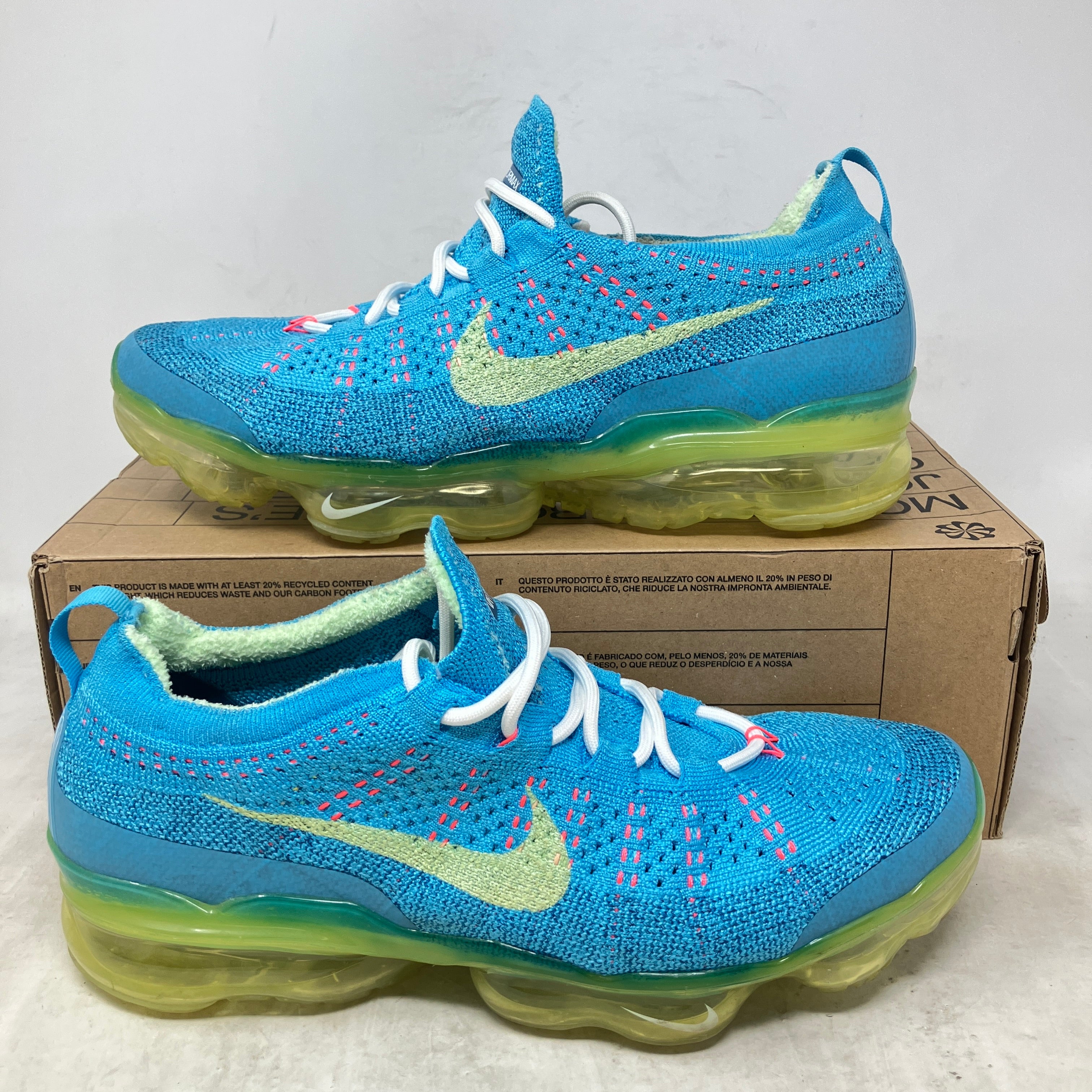 Nike Air VaporMax 2023 Flyknit Baltic Blue Citron Tint