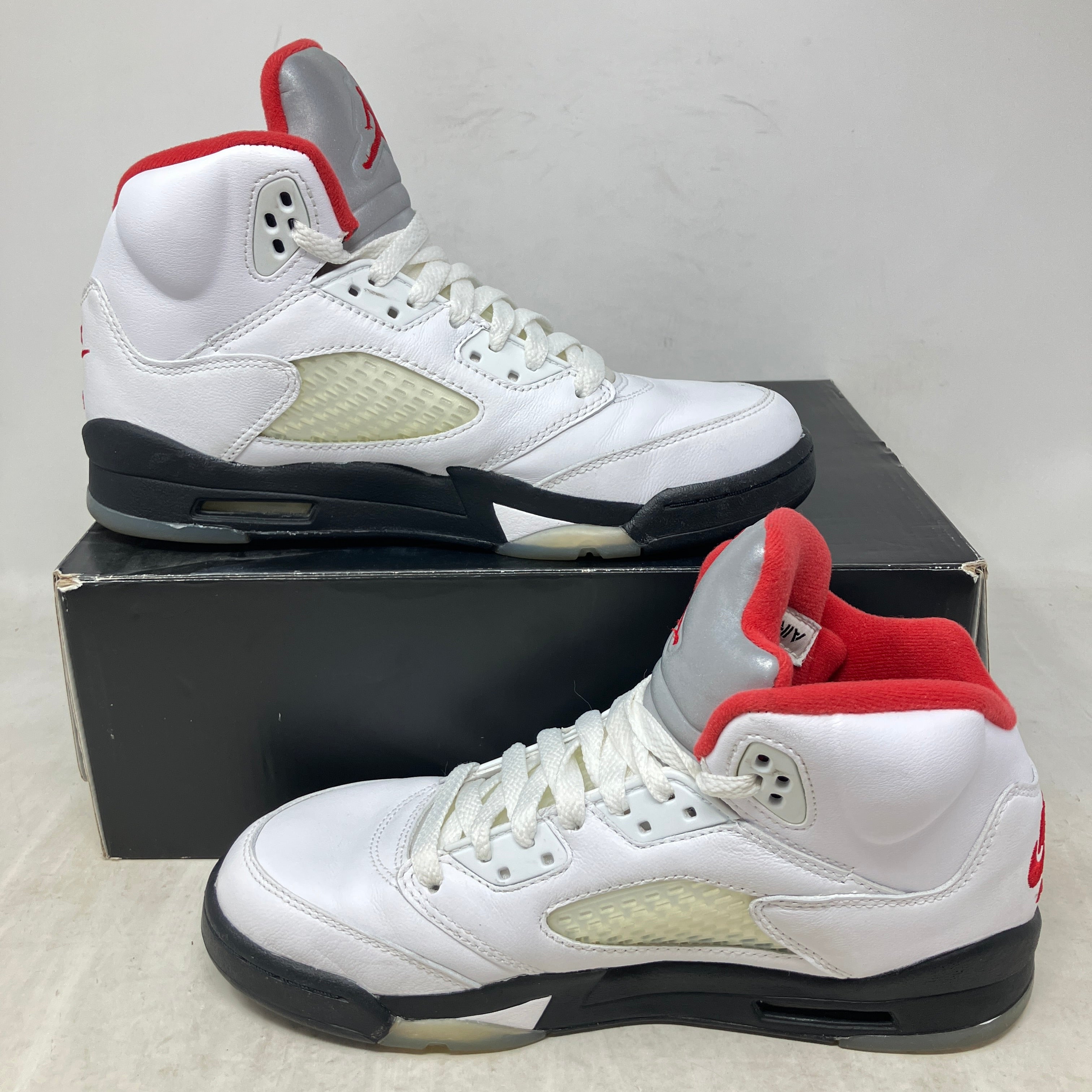 Jordan 5 Retro Fire Red Silver Tongue (2020) (GS)