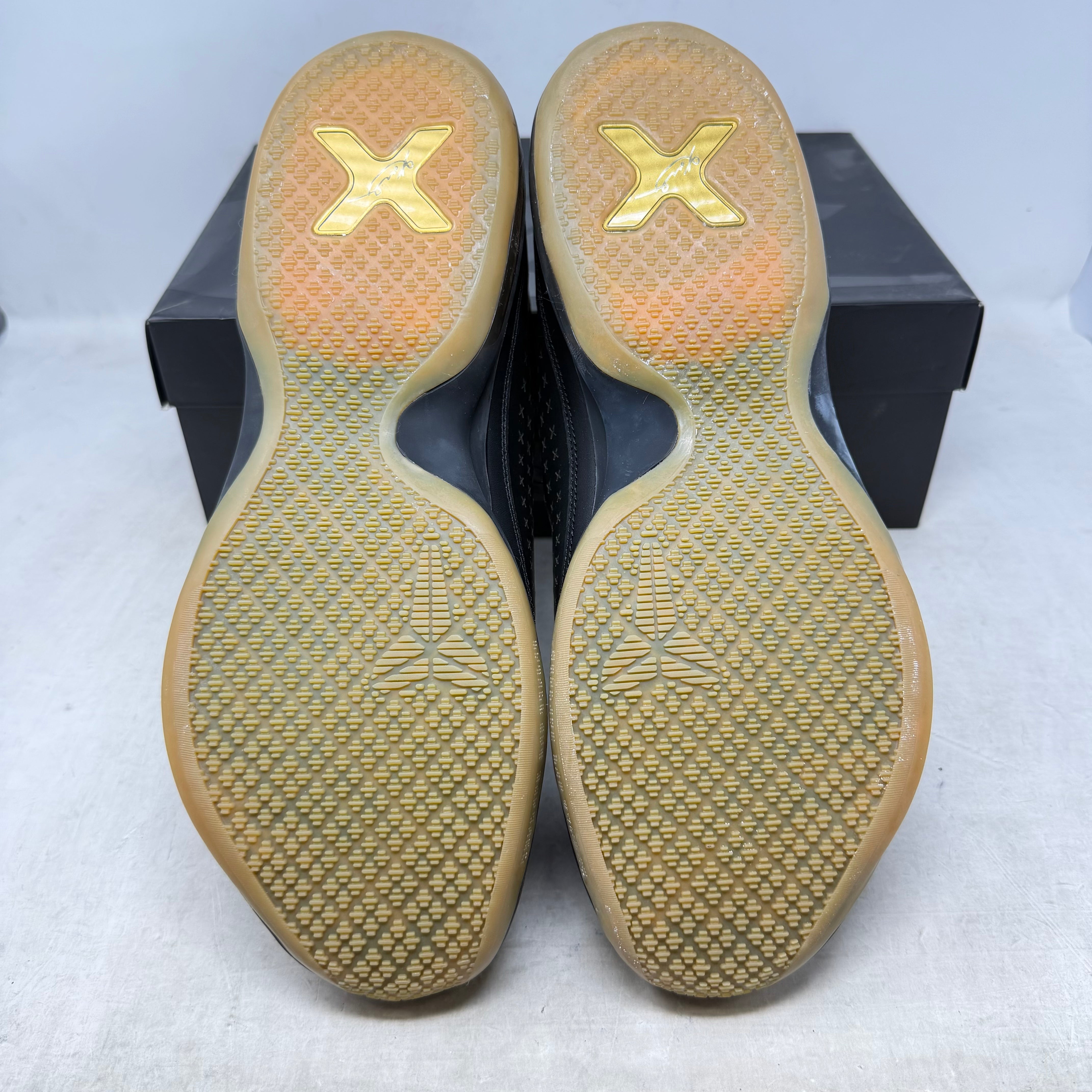 Nike Kobe 10 Mid EXT Black Metallic Gold