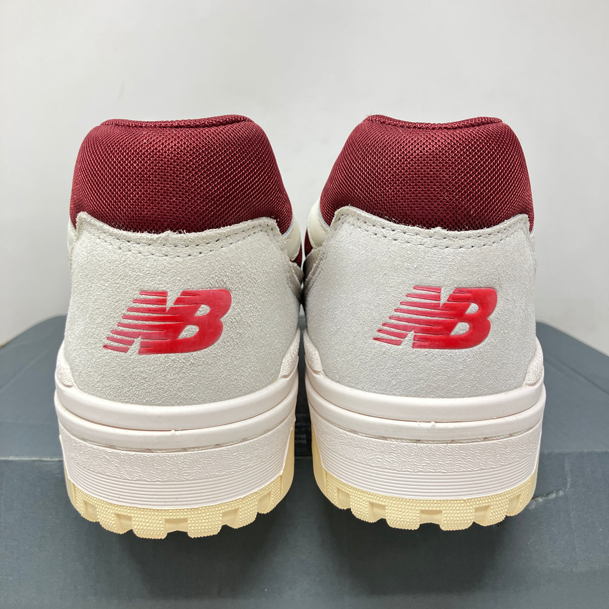 New Balance 550 Sea Salt Grey True Red